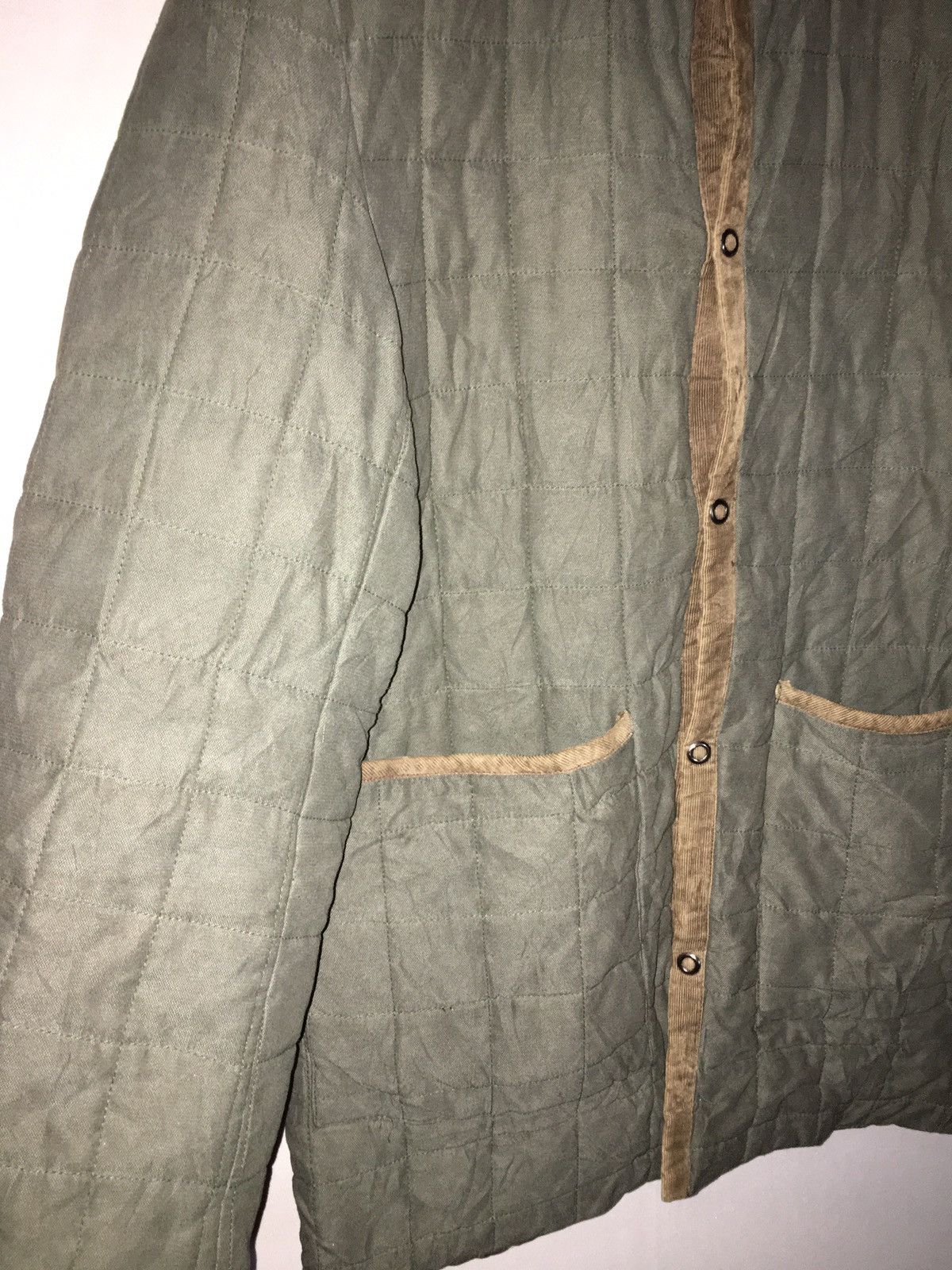 Calvin Klein Corduroys Quilted down green jackets Size M / US 6-8 / IT 42-44 - 4 Thumbnail