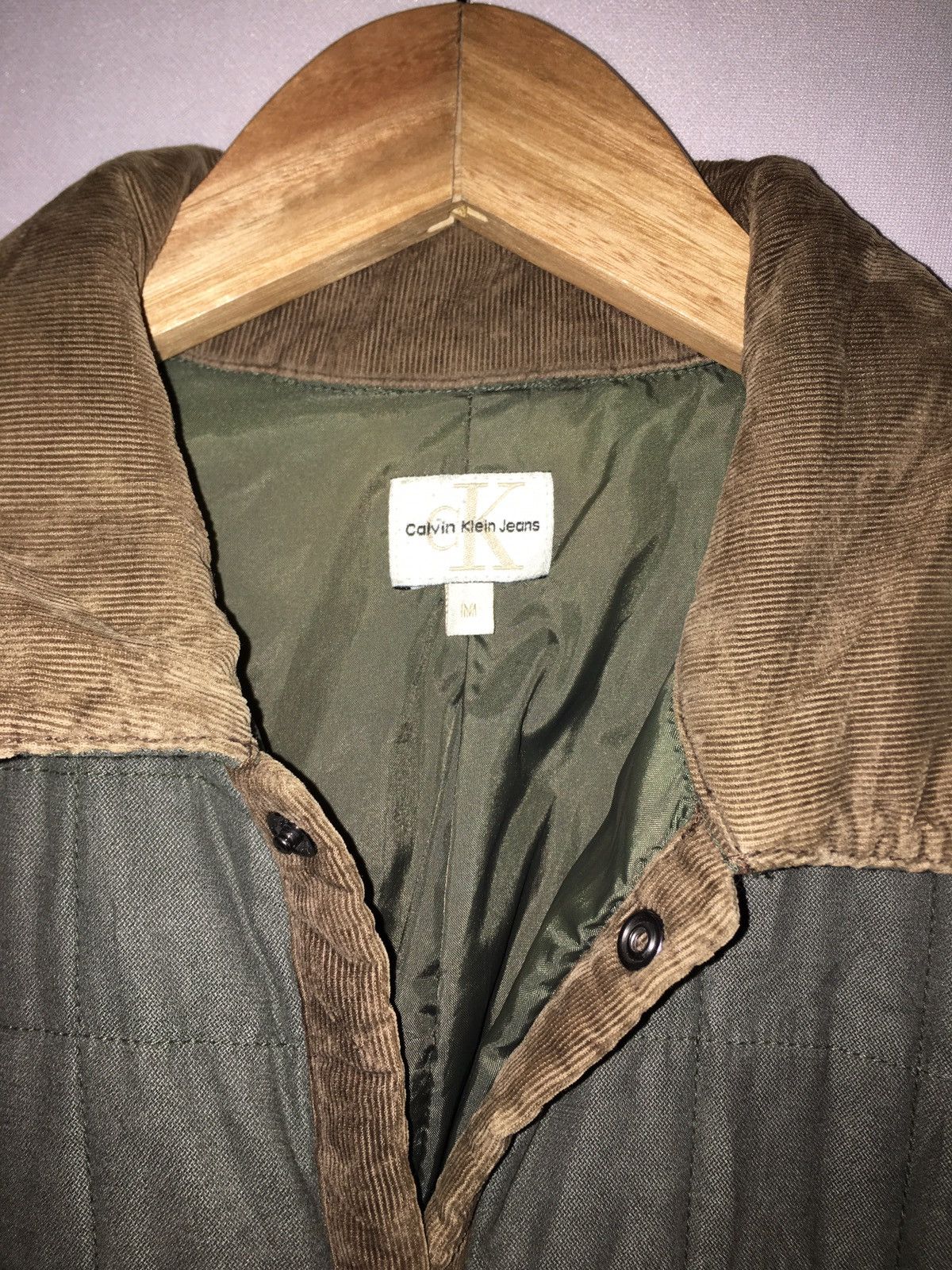 Calvin Klein Corduroys Quilted down green jackets Size M / US 6-8 / IT 42-44 - 5 Thumbnail