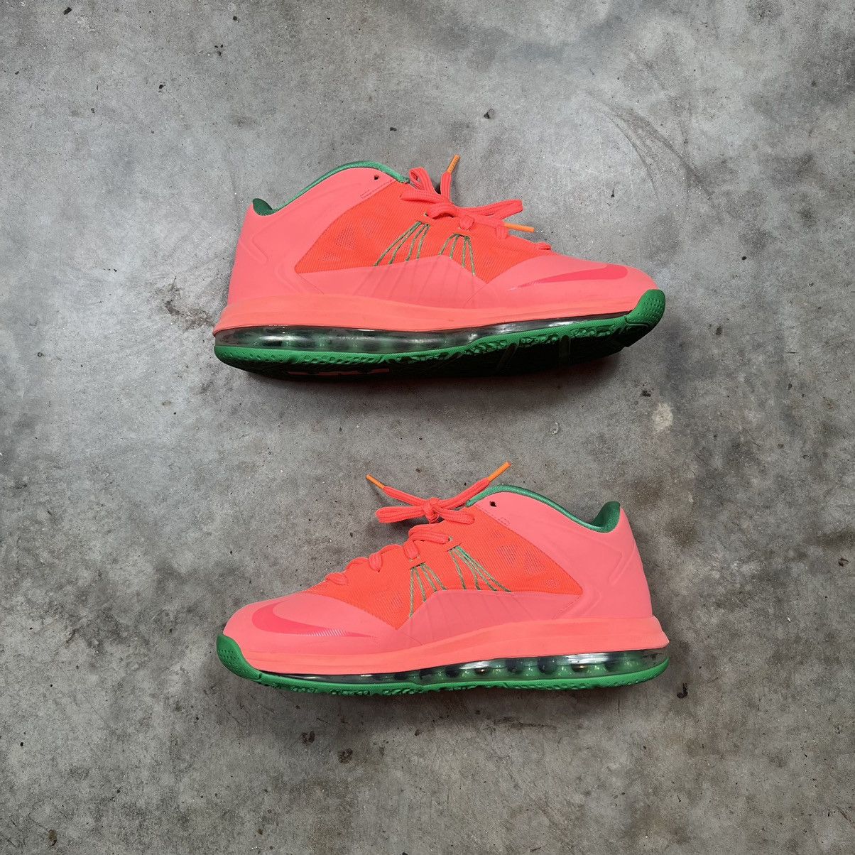 Nike Air Max LeBron 10 Low 'Watermelon' (2013) Size US 9 / EU 42 - 2 Thumbnail