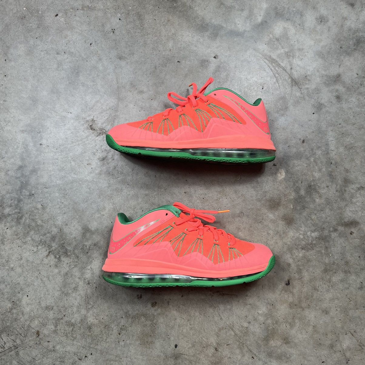 Nike Air Max LeBron 10 Low 'Watermelon' (2013) Size US 9 / EU 42 - 3 Thumbnail