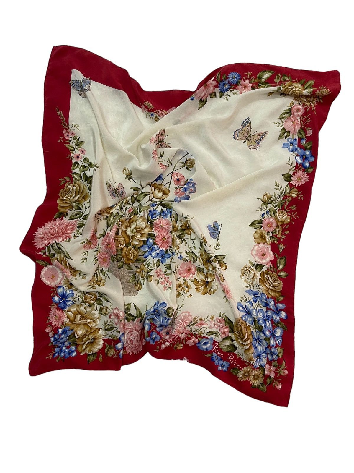 Nina Ricci Vintage Luxury Nina Ricci Silk Scarves Italy Size ONE SIZE - 1 Thumbnail