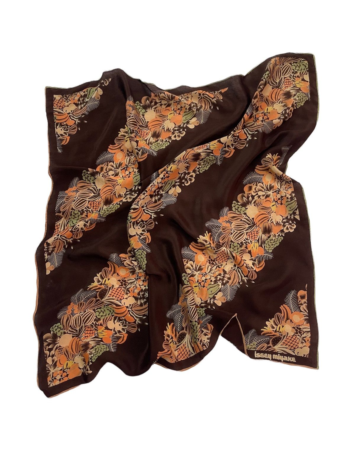 Issey Miyake Vintage Issey Miyake Silk Scarves Size ONE SIZE - 1 Thumbnail