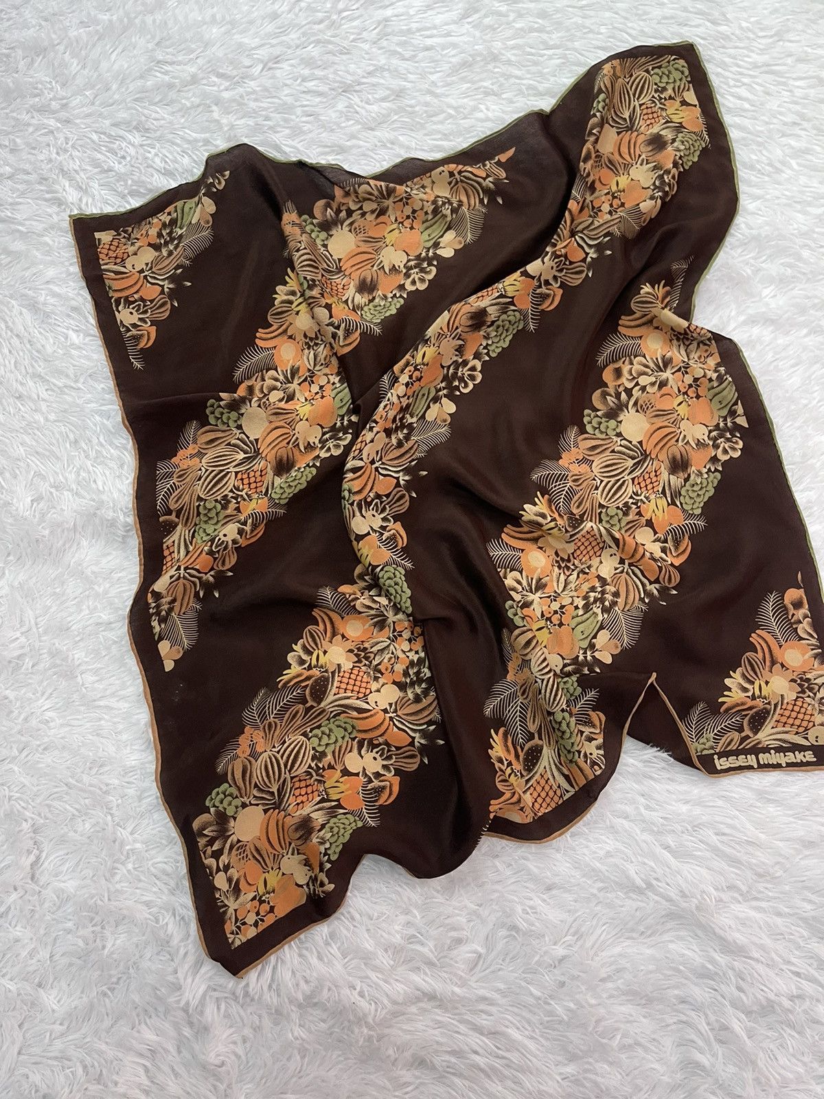 Issey Miyake Vintage Issey Miyake Silk Scarves Size ONE SIZE - 3 Thumbnail