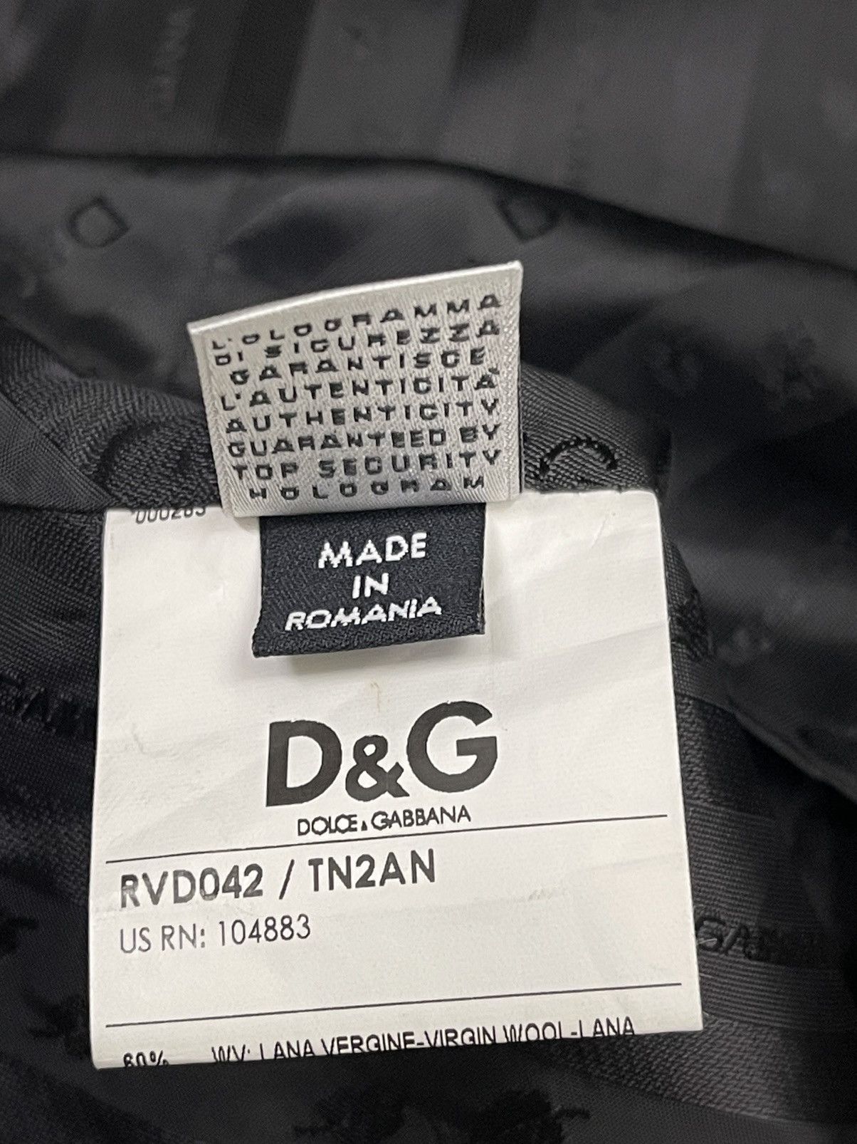 Dolce & Gabbana D&G Waist Vest Black Size US M / EU 48-50 / 2 - 7 Thumbnail