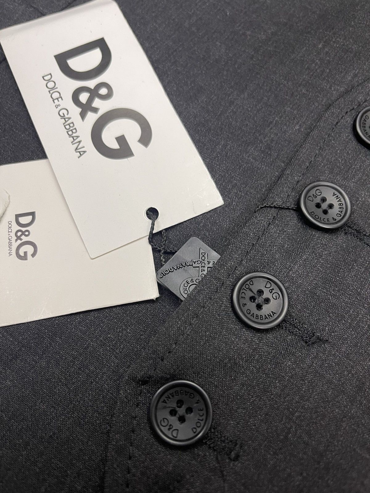 Dolce & Gabbana D&G Waist Vest Black Size US M / EU 48-50 / 2 - 3 Thumbnail