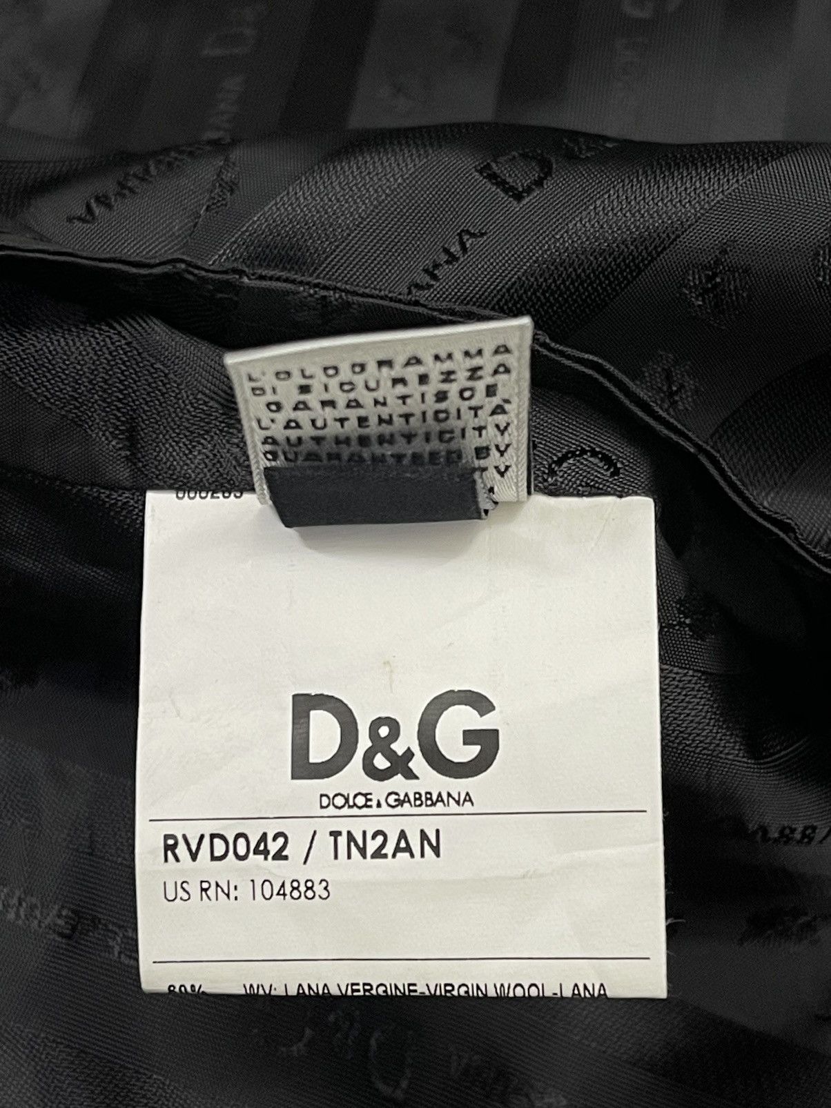 Dolce & Gabbana D&G Waist Vest Black Size US M / EU 48-50 / 2 - 6 Thumbnail