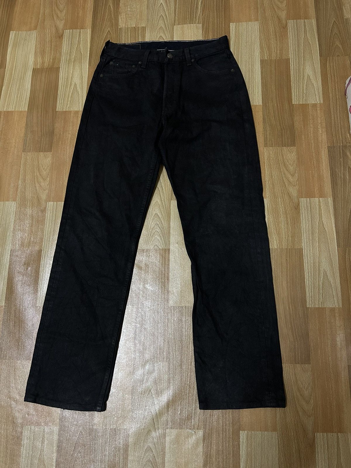 Levi's × Levi's Made & Crafted × Levi's Vintage Clothing 💥VINTAGE LEVIS 501 SUPER BLACK 🔥🔥 Size US 30 / EU 46 - 2 Thumbnail