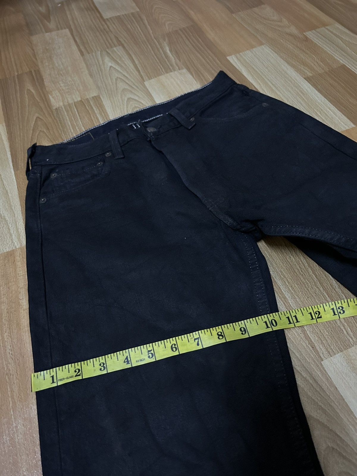 Levi's × Levi's Made & Crafted × Levi's Vintage Clothing 💥VINTAGE LEVIS 501 SUPER BLACK 🔥🔥 Size US 30 / EU 46 - 10 Thumbnail