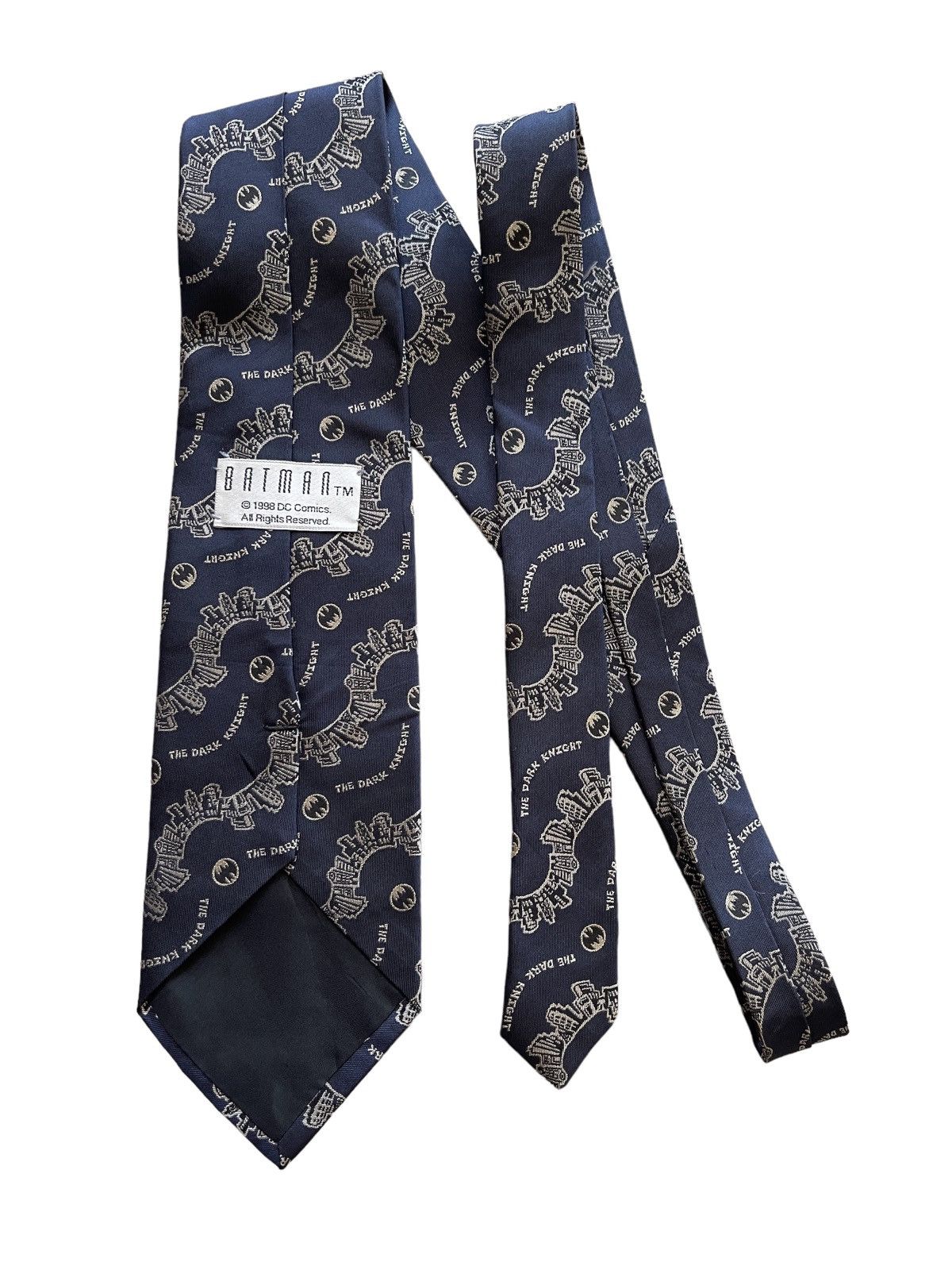 DC Comics RARE❗️Vintage 1998 DC Comics Batman Ties "The Dark Knight" Size ONE SIZE - 3 Thumbnail