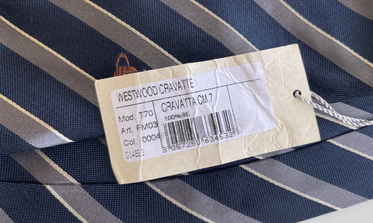 Vivienne Westwood Vivienne Westwood Silk Striped Ties Size ONE SIZE - 11 Thumbnail