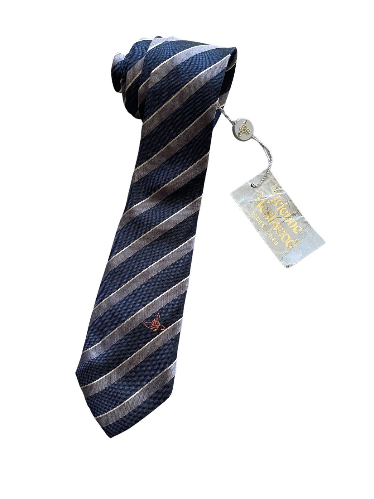 Vivienne Westwood Vivienne Westwood Silk Striped Ties Size ONE SIZE - 1 Thumbnail