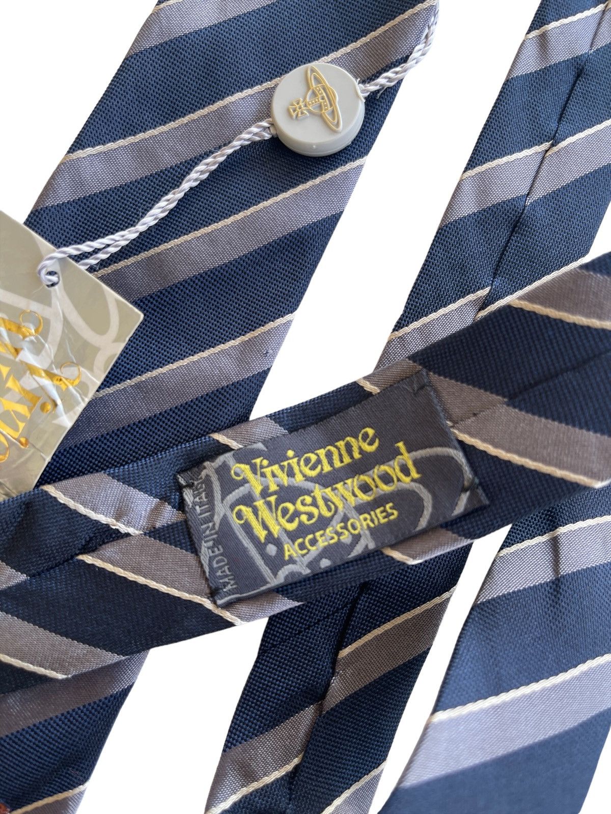 Vivienne Westwood Vivienne Westwood Silk Striped Ties Size ONE SIZE - 6 Thumbnail