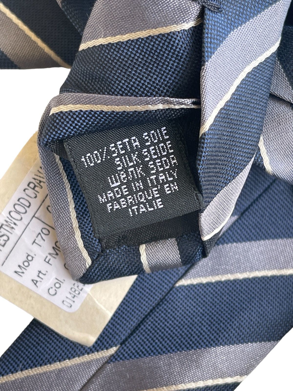 Vivienne Westwood Vivienne Westwood Silk Striped Ties Size ONE SIZE - 8 Thumbnail