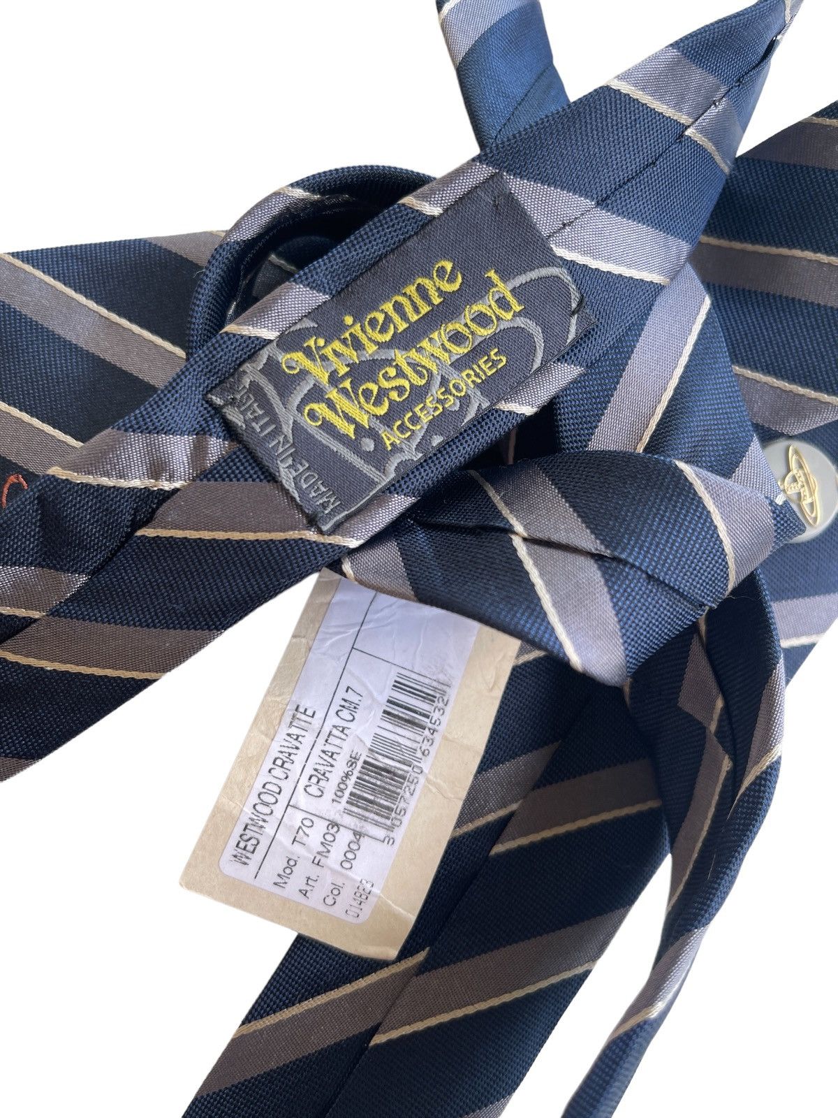 Vivienne Westwood Vivienne Westwood Silk Striped Ties Size ONE SIZE - 7 Thumbnail