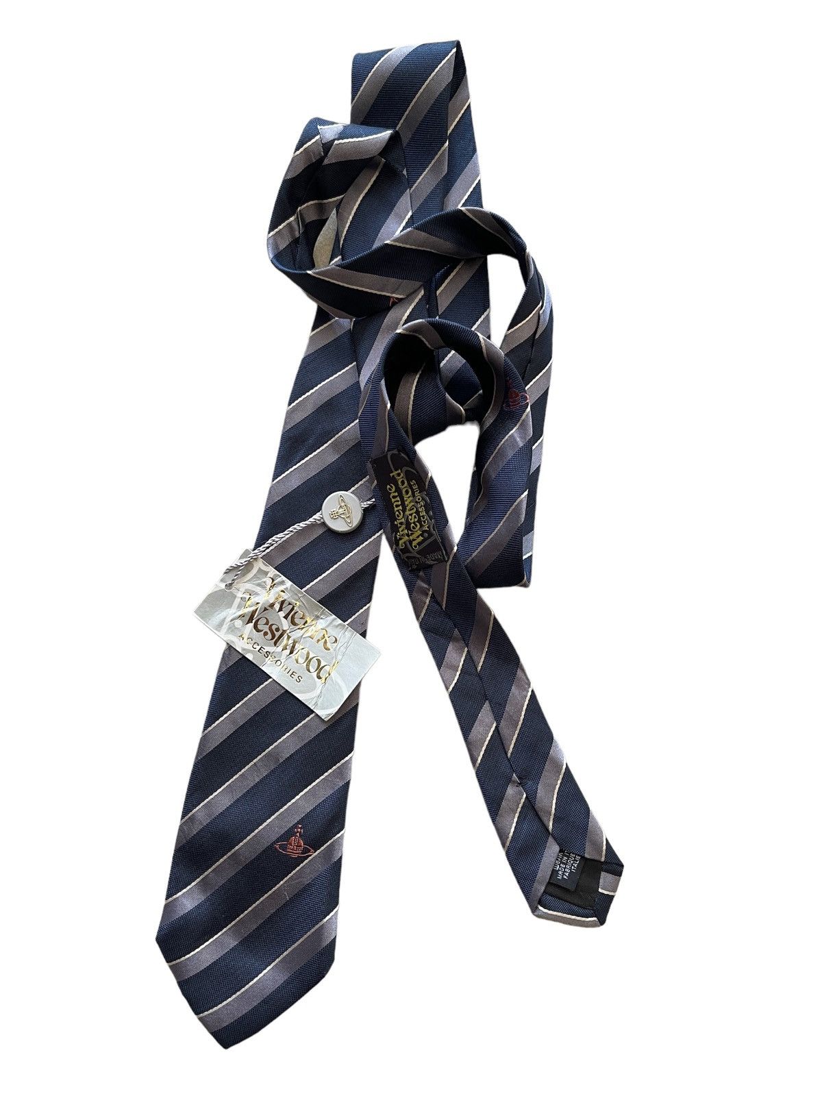 Vivienne Westwood Vivienne Westwood Silk Striped Ties Size ONE SIZE - 2 Thumbnail