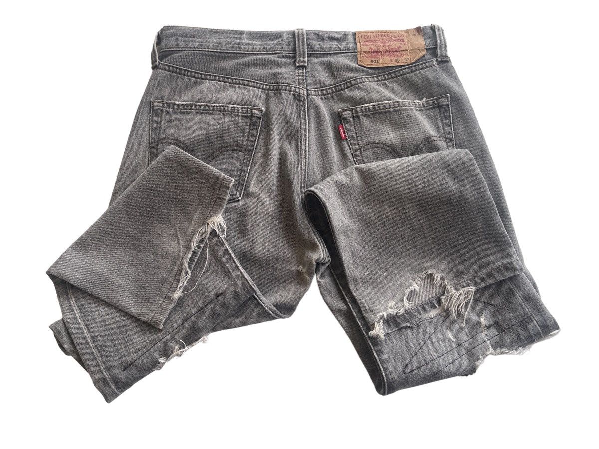 Vintage Vintage Levis Distressed Washed Denim Size US 31 - 10 Thumbnail