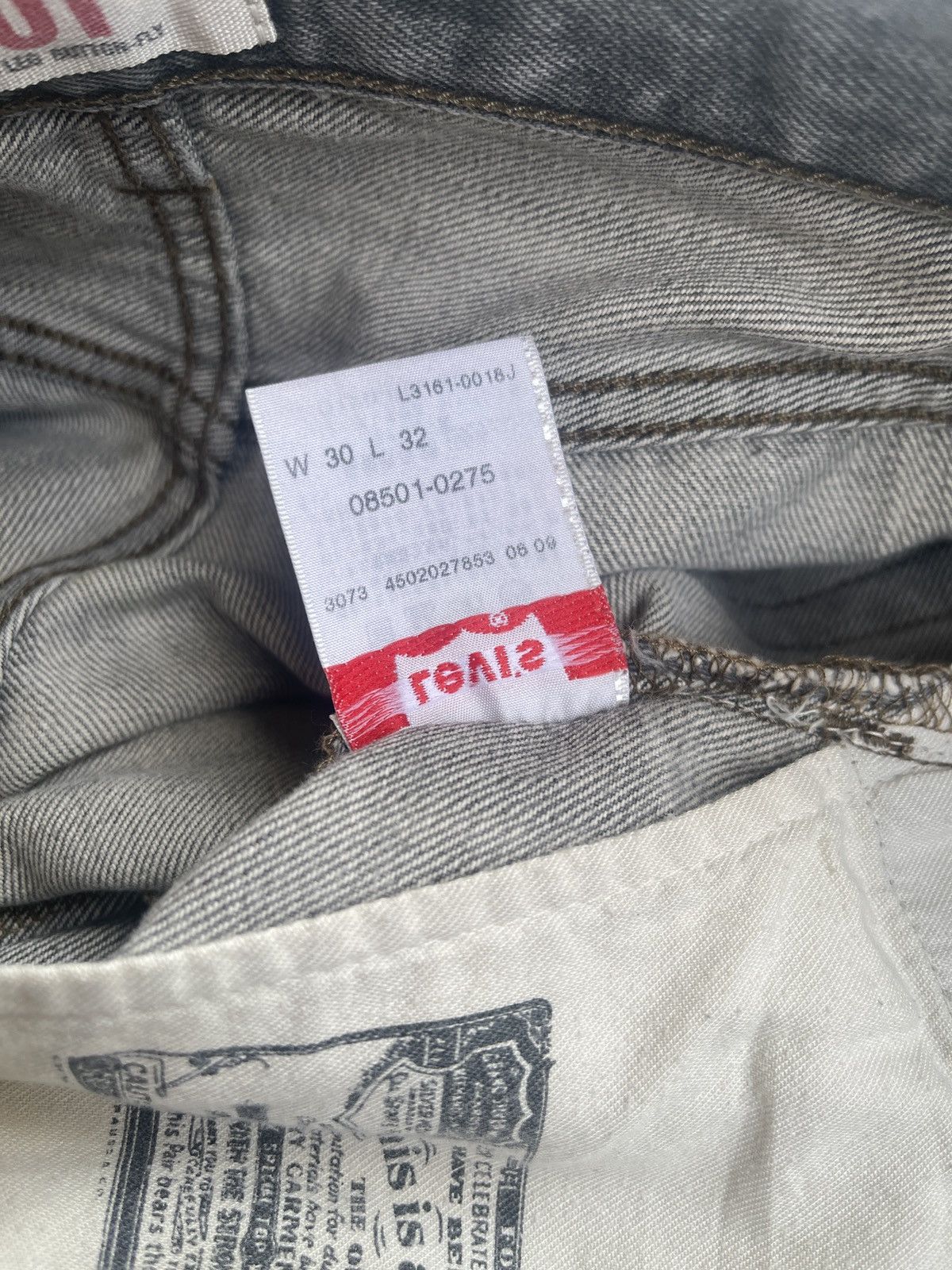 Vintage Vintage Levis Distressed Washed Denim Size US 31 - 17 Thumbnail