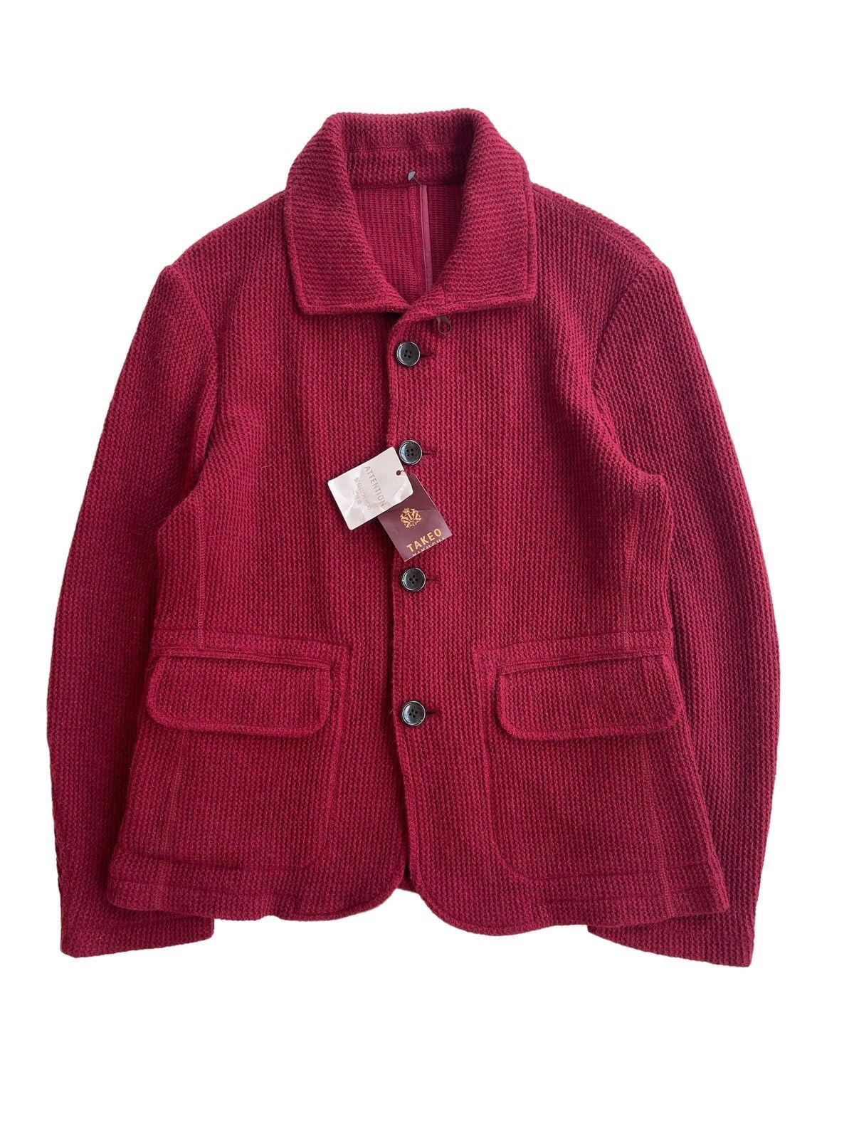 Japanese Brand Takeo Kikuchi Knitted Jacket Size US S / EU 44-46 / 1 - 2 Thumbnail
