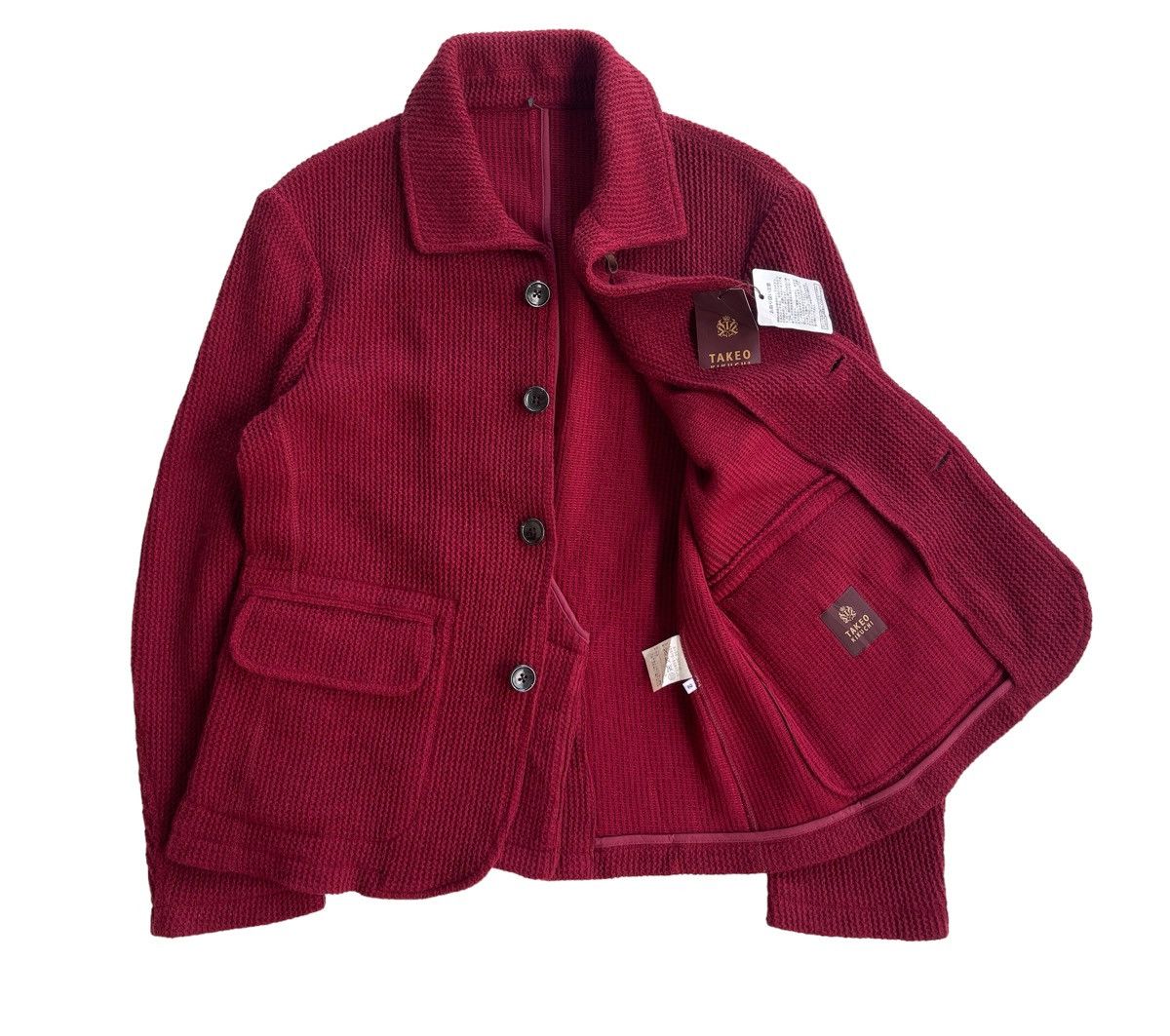 Japanese Brand Takeo Kikuchi Knitted Jacket Size US S / EU 44-46 / 1 - 6 Thumbnail