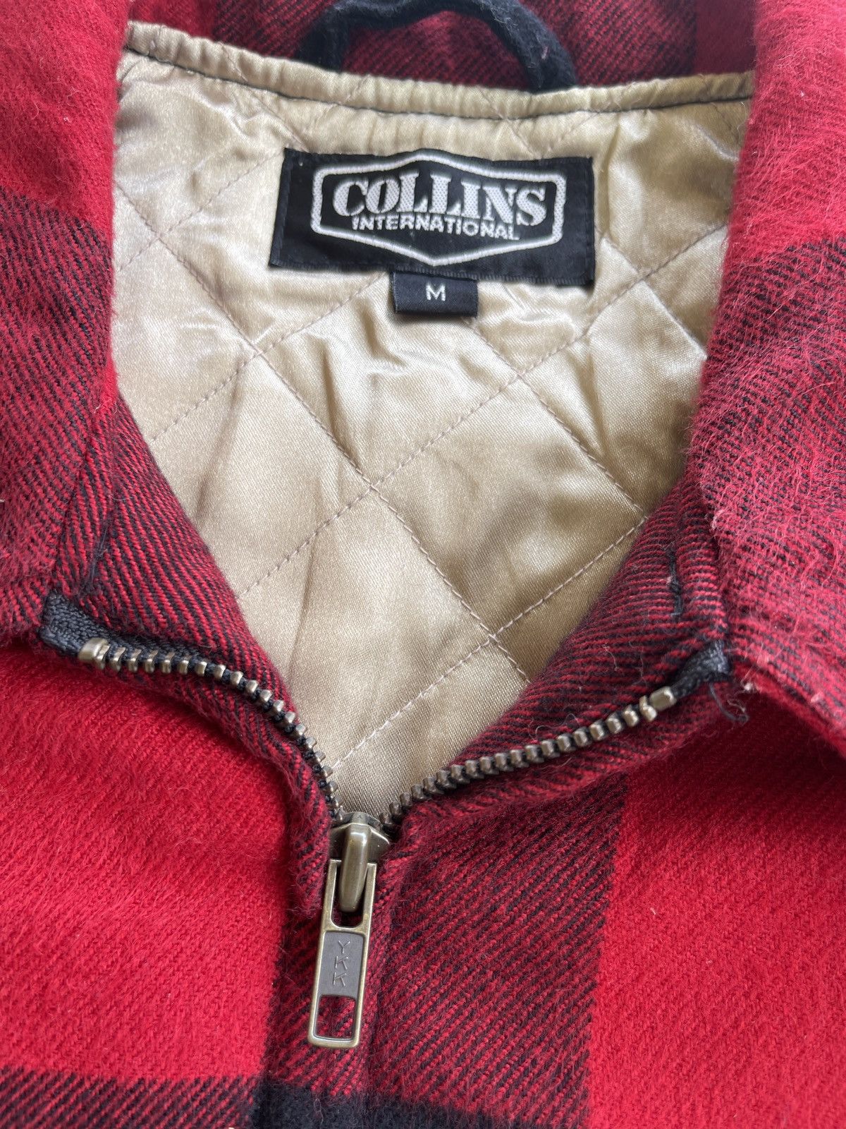 Japanese Brand Vintage Collins Plaid Blouson Jacket Size US M / EU 48-50 / 2 - 10 Thumbnail