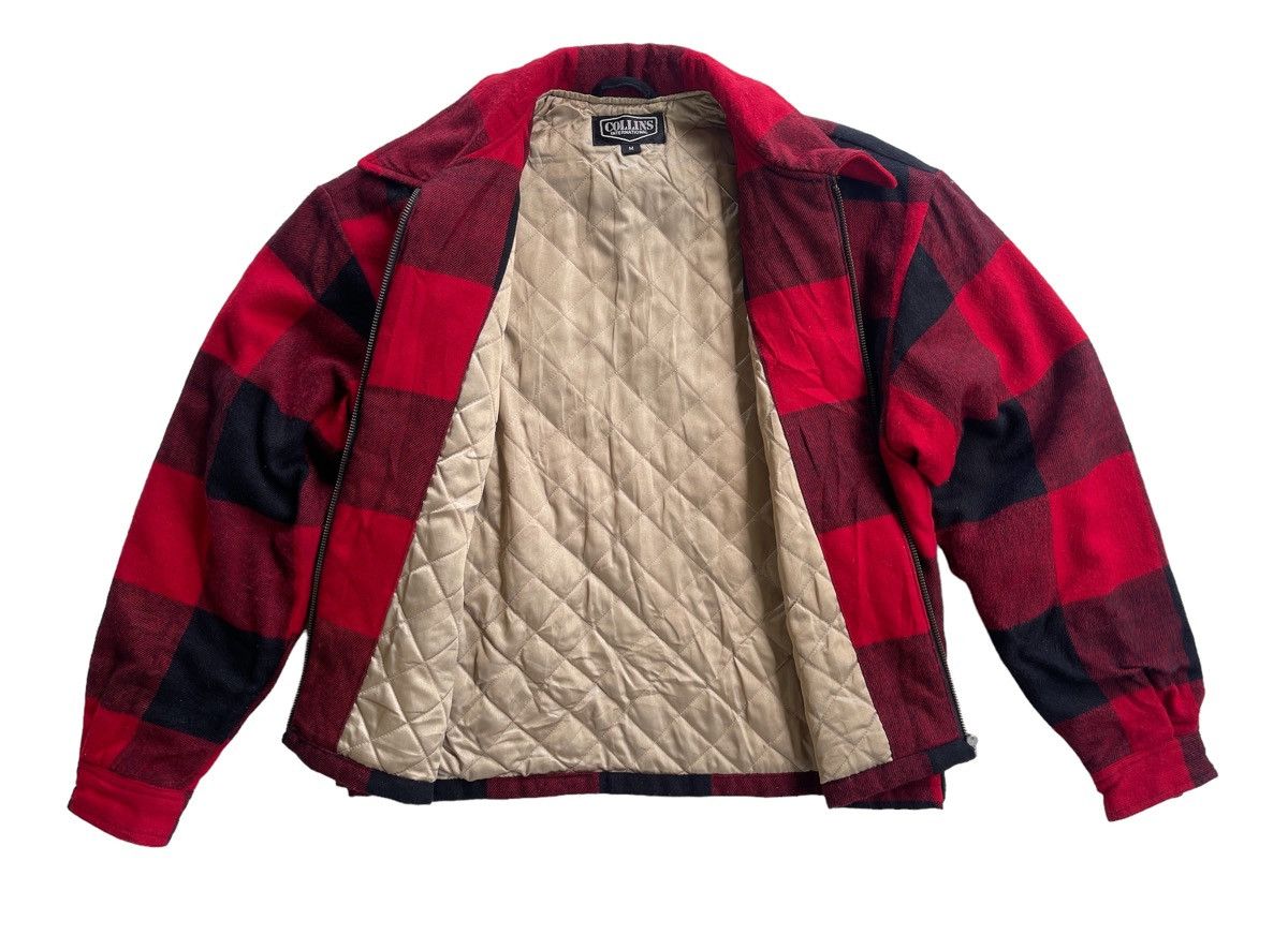 Japanese Brand Vintage Collins Plaid Blouson Jacket Size US M / EU 48-50 / 2 - 7 Thumbnail