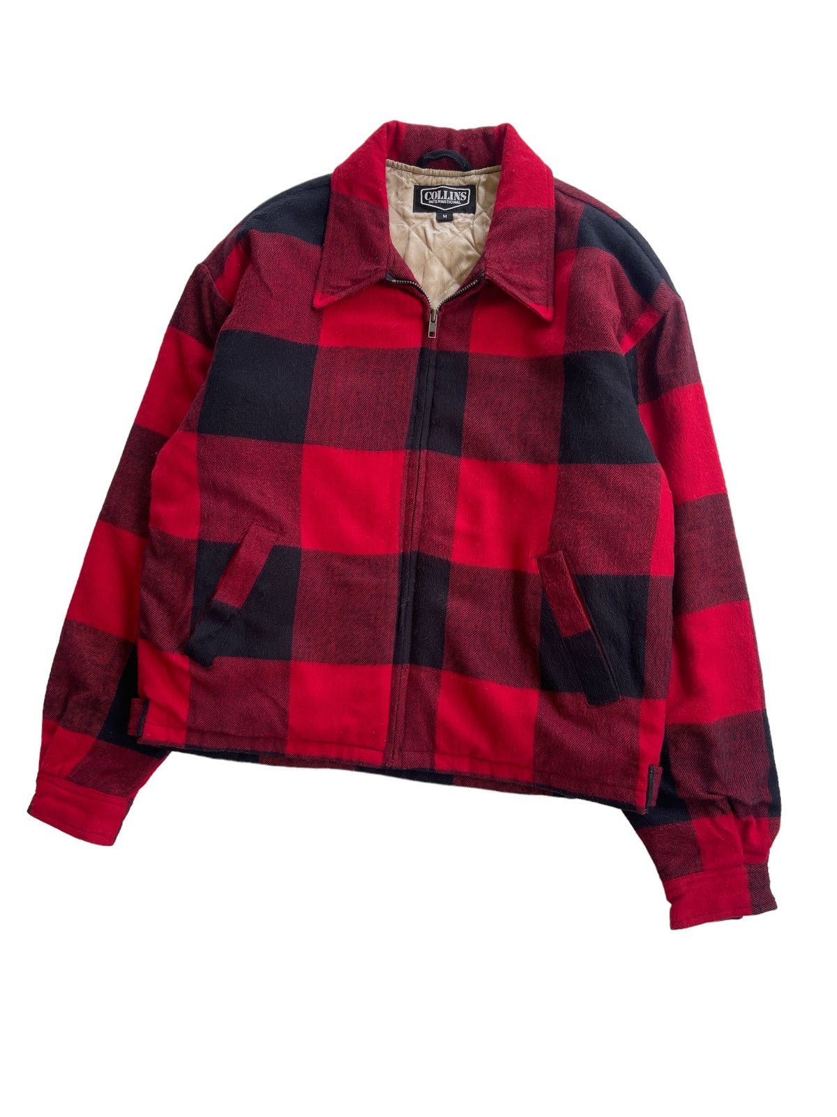 Japanese Brand Vintage Collins Plaid Blouson Jacket Size US M / EU 48-50 / 2 - 6 Thumbnail