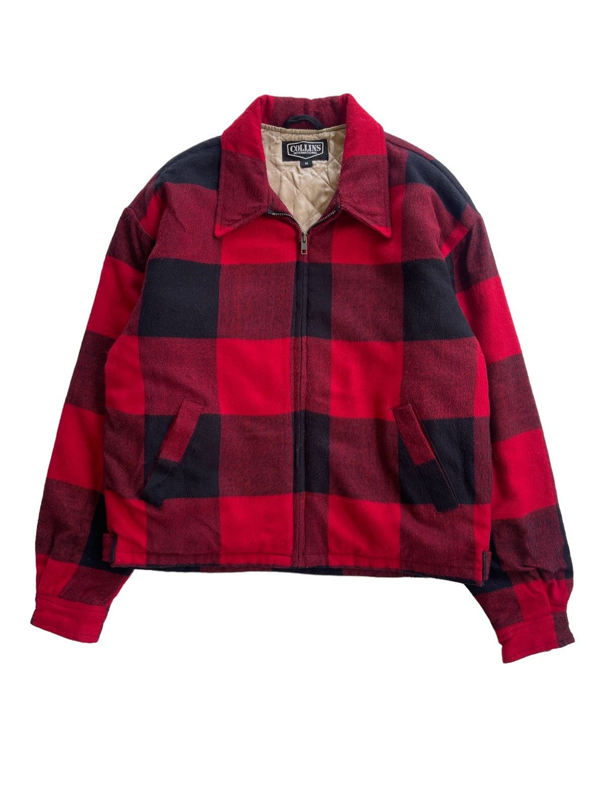 Japanese Brand Vintage Collins Plaid Blouson Jacket Size US M / EU 48-50 / 2 - 2 Thumbnail
