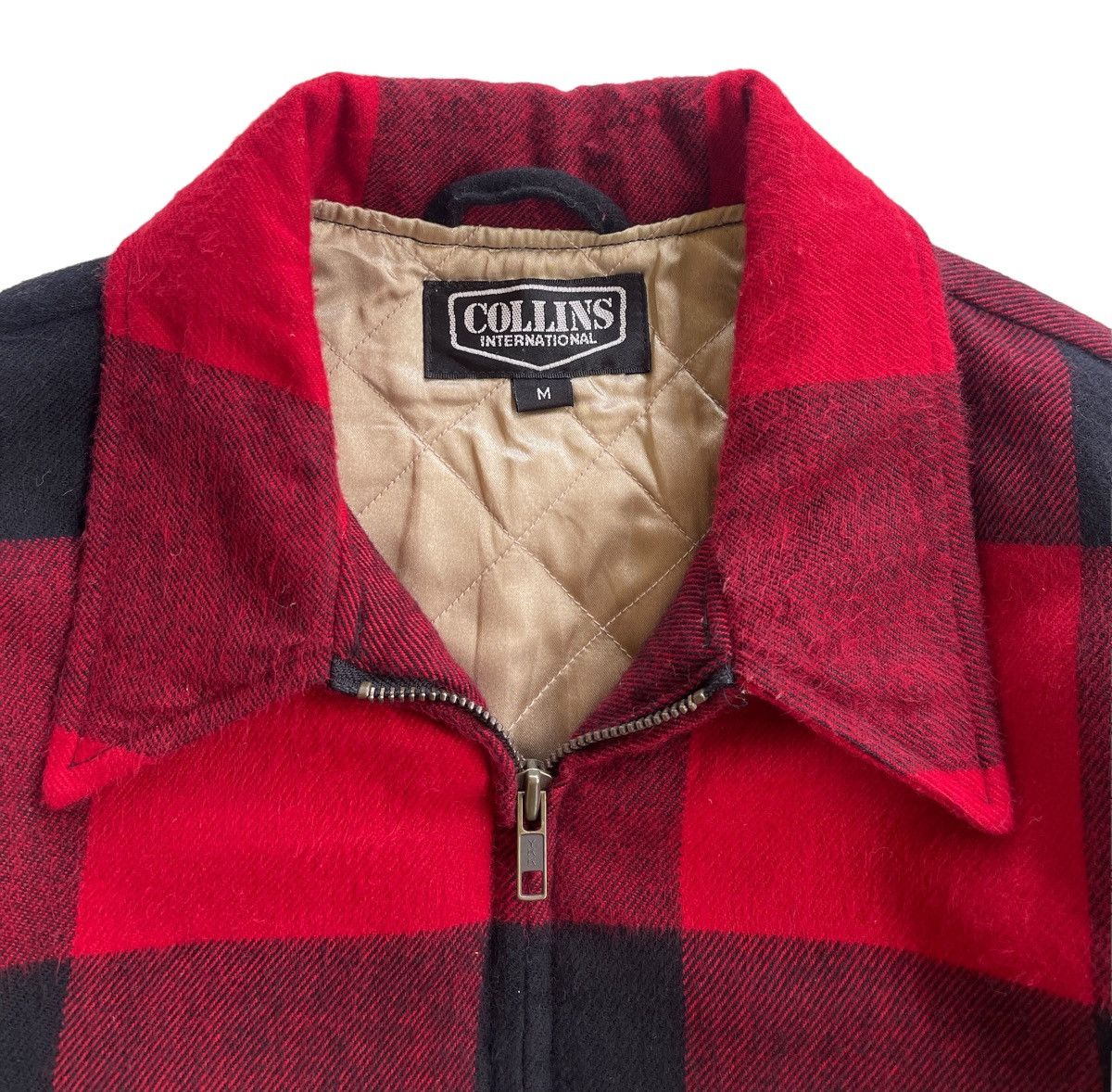 Japanese Brand Vintage Collins Plaid Blouson Jacket Size US M / EU 48-50 / 2 - 4 Thumbnail
