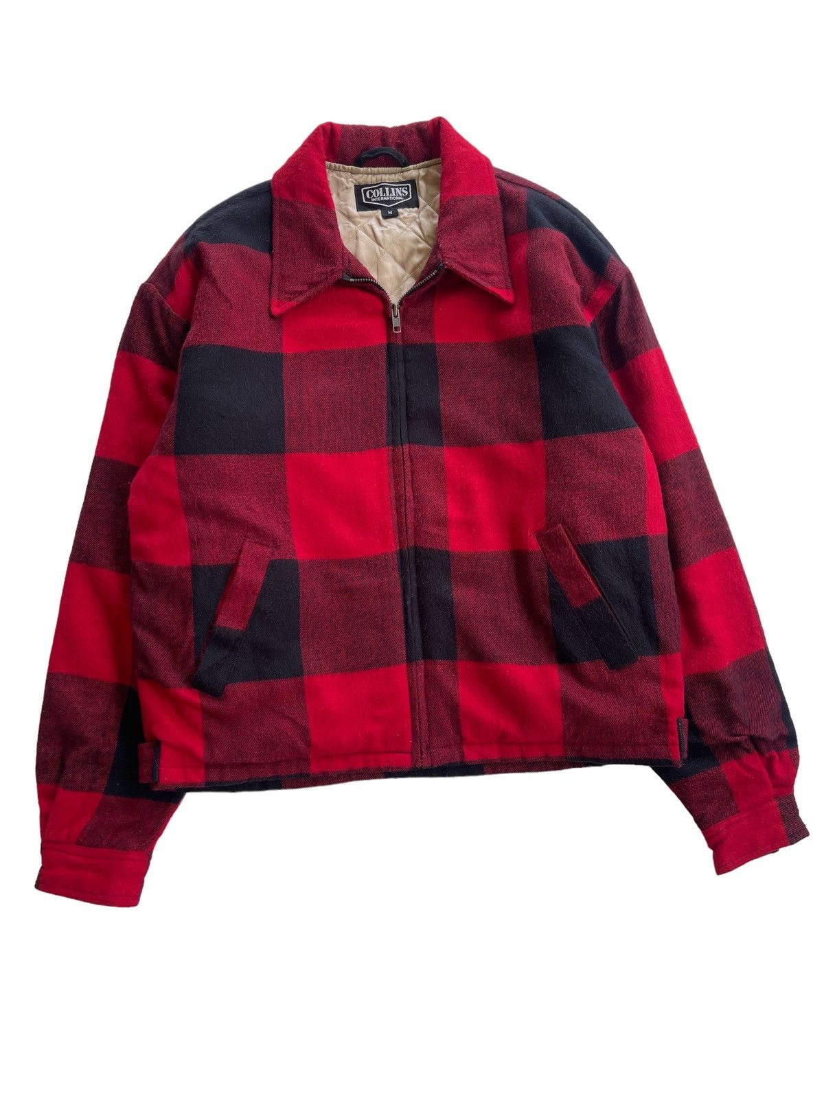 Japanese Brand Vintage Collins Plaid Blouson Jacket Size US M / EU 48-50 / 2 - 5 Thumbnail
