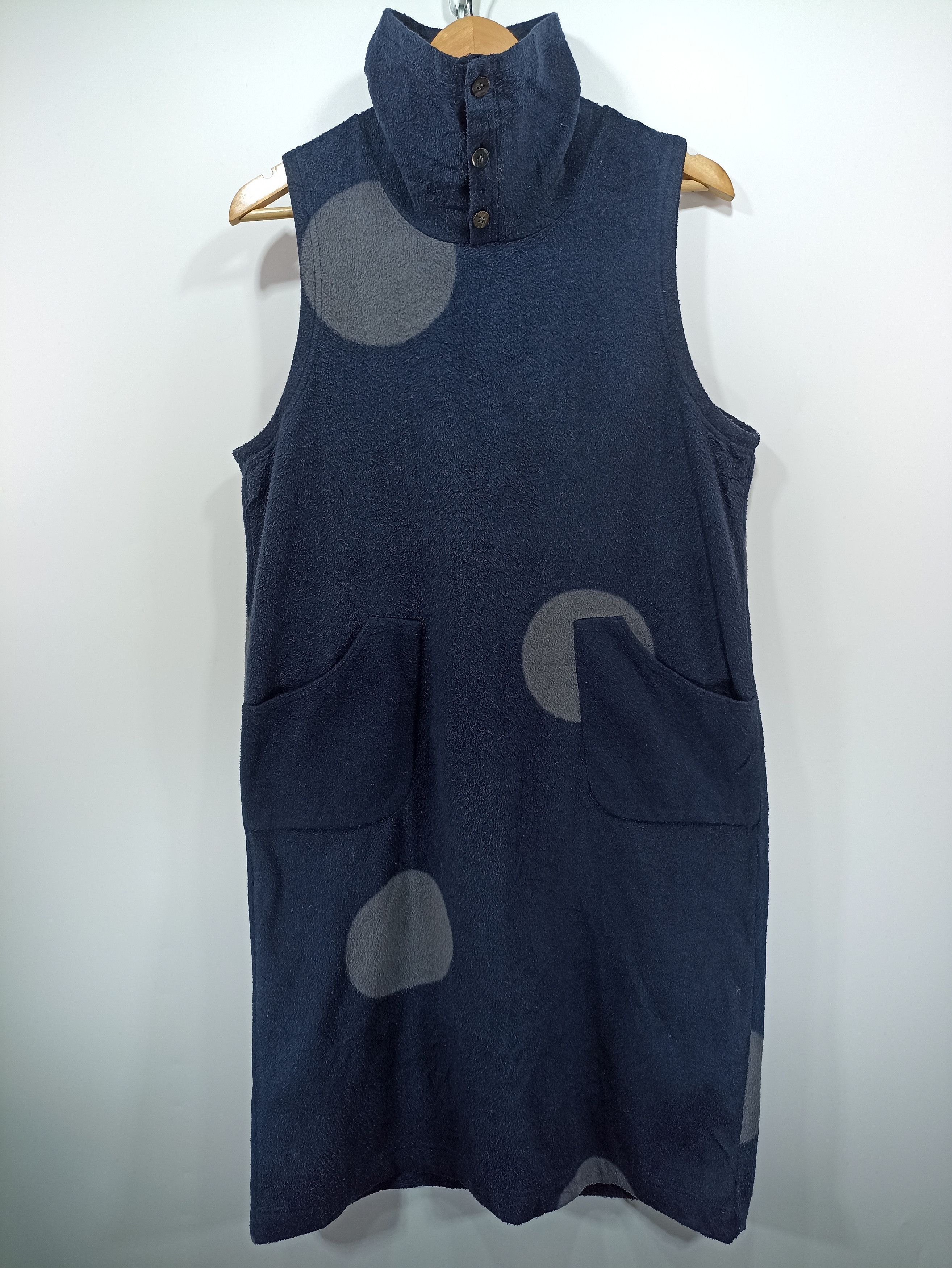Vintage Yohji Yamamoto Y's For Living Fleece Sleeveless