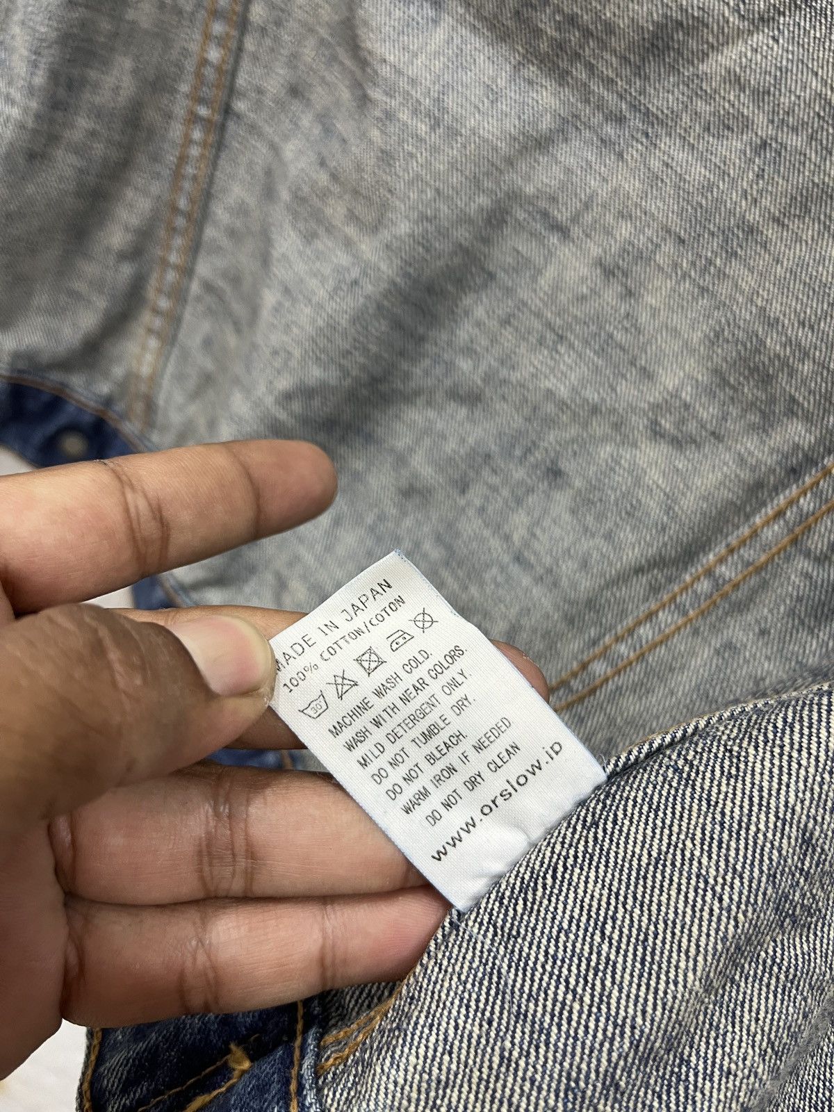 Orslow (Gggg). ORSLOW DENIM JACKET Size S / US 4 / IT 40 - 9 Thumbnail