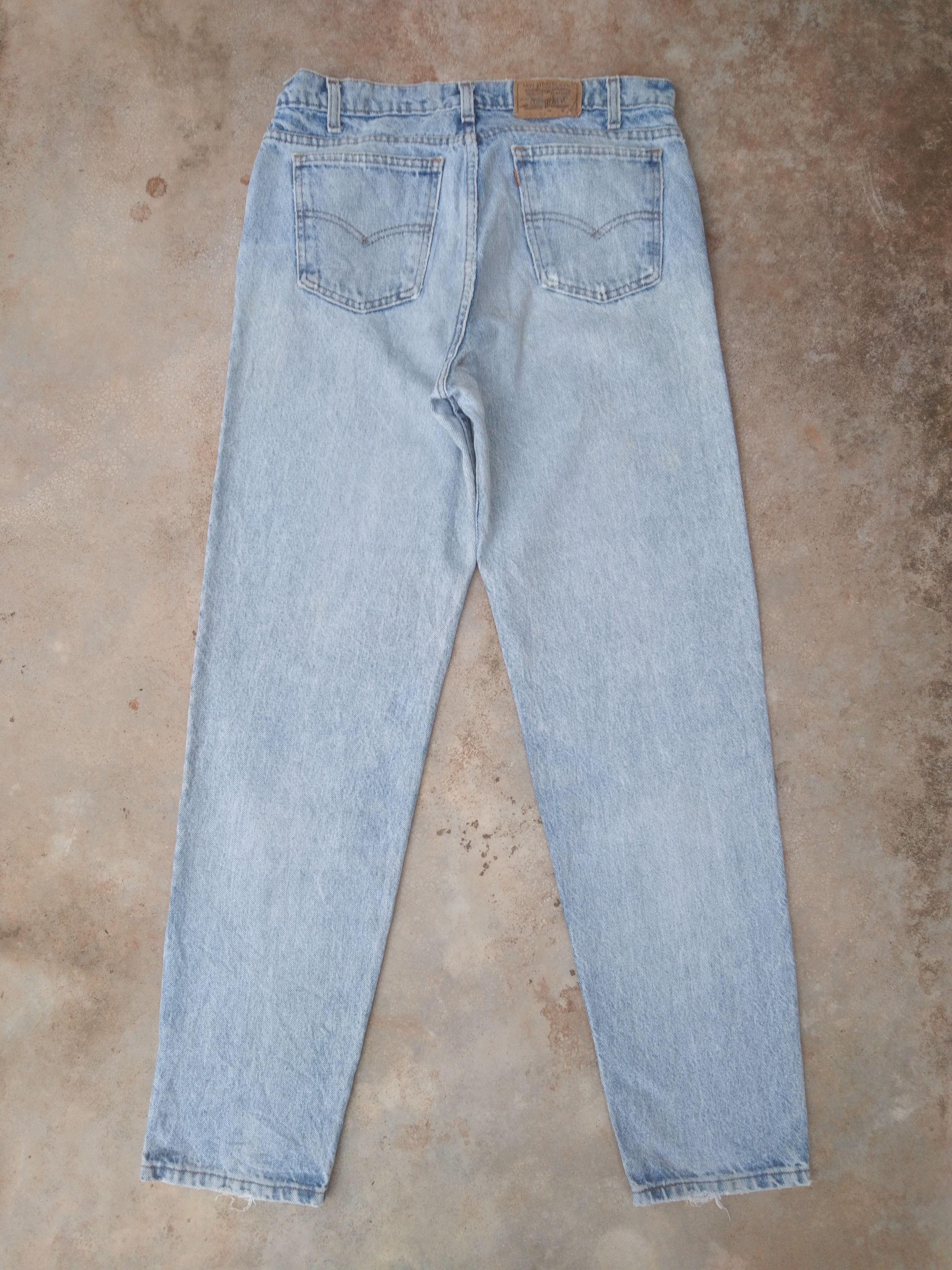 Levi's Vintage Levi's Jeans 550 Orange Tab Made In USA 33x32 Size US 33 - 2 Thumbnail