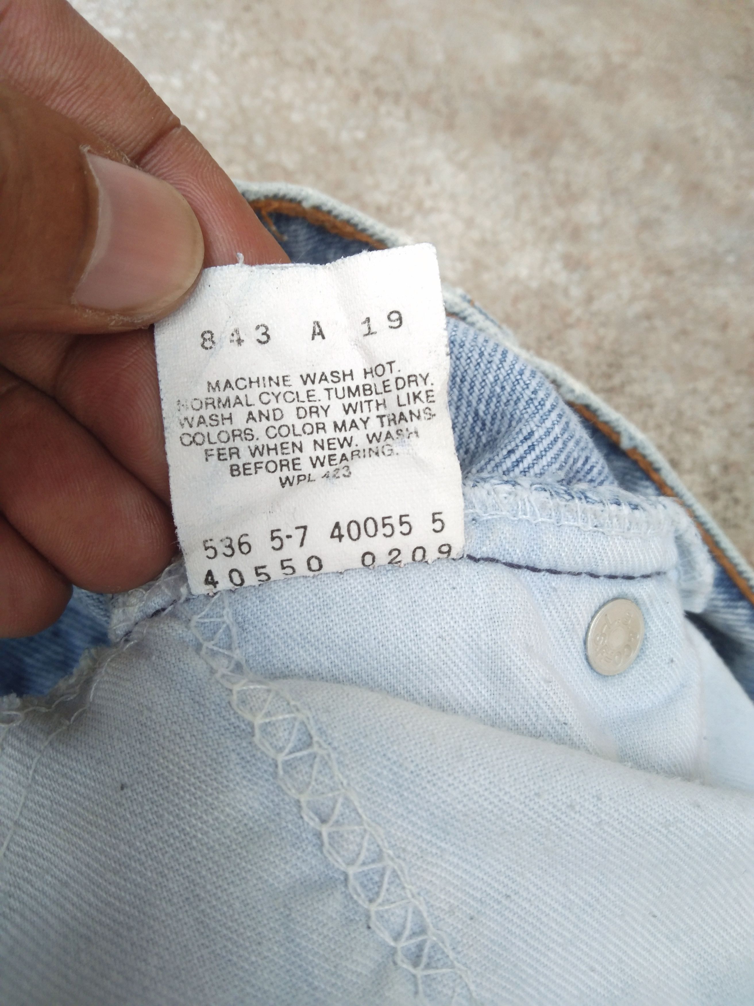 Levi's Vintage Levi's Jeans 550 Orange Tab Made In USA 33x32 Size US 33 - 12 Thumbnail