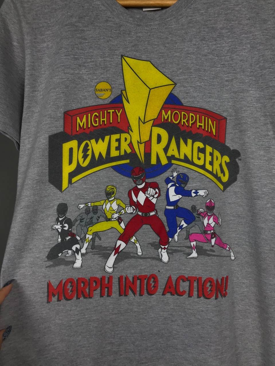Vintage Power Rangers vintage movie comics tee Size US M / EU 48-50 / 2 - 3 Thumbnail