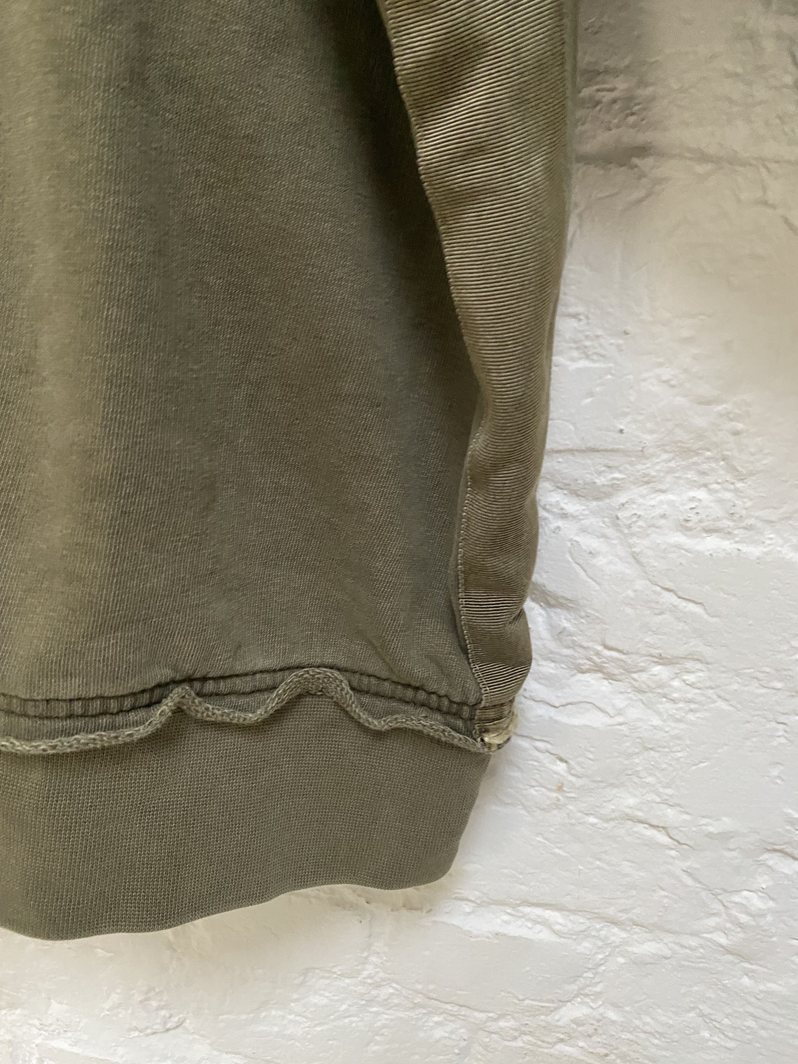 Haider Ackermann FW14 Distressed Double Layer Crewneck Grey Re-Ed Size US XL / EU 56 / 4 - 4 Thumbnail