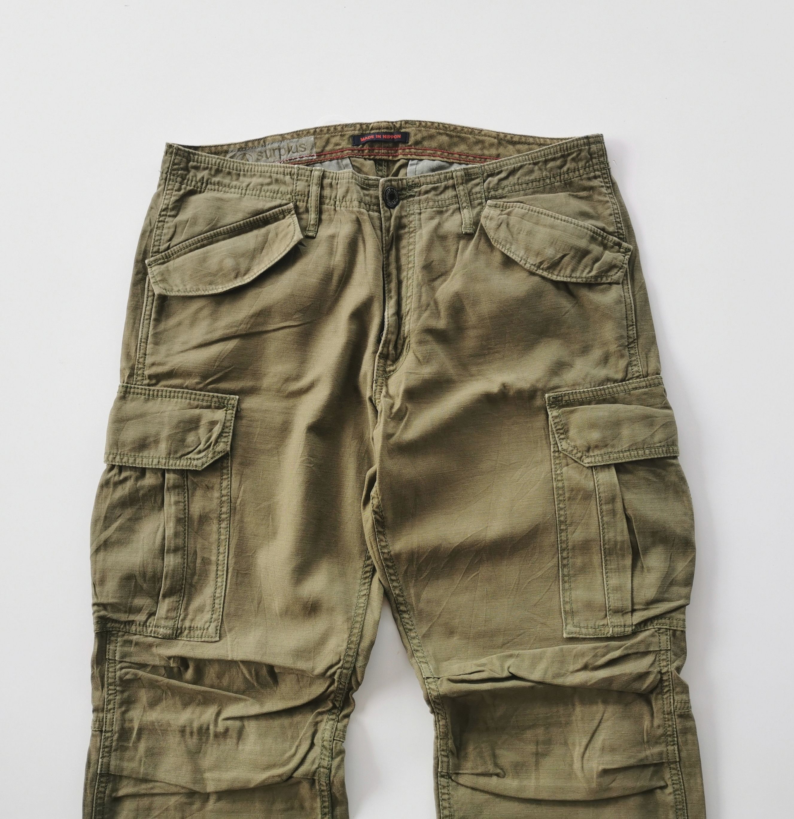 Image of Blue Way Surplus Cargo Pants Looklike Undercover in Brown, Men's (Size 33)