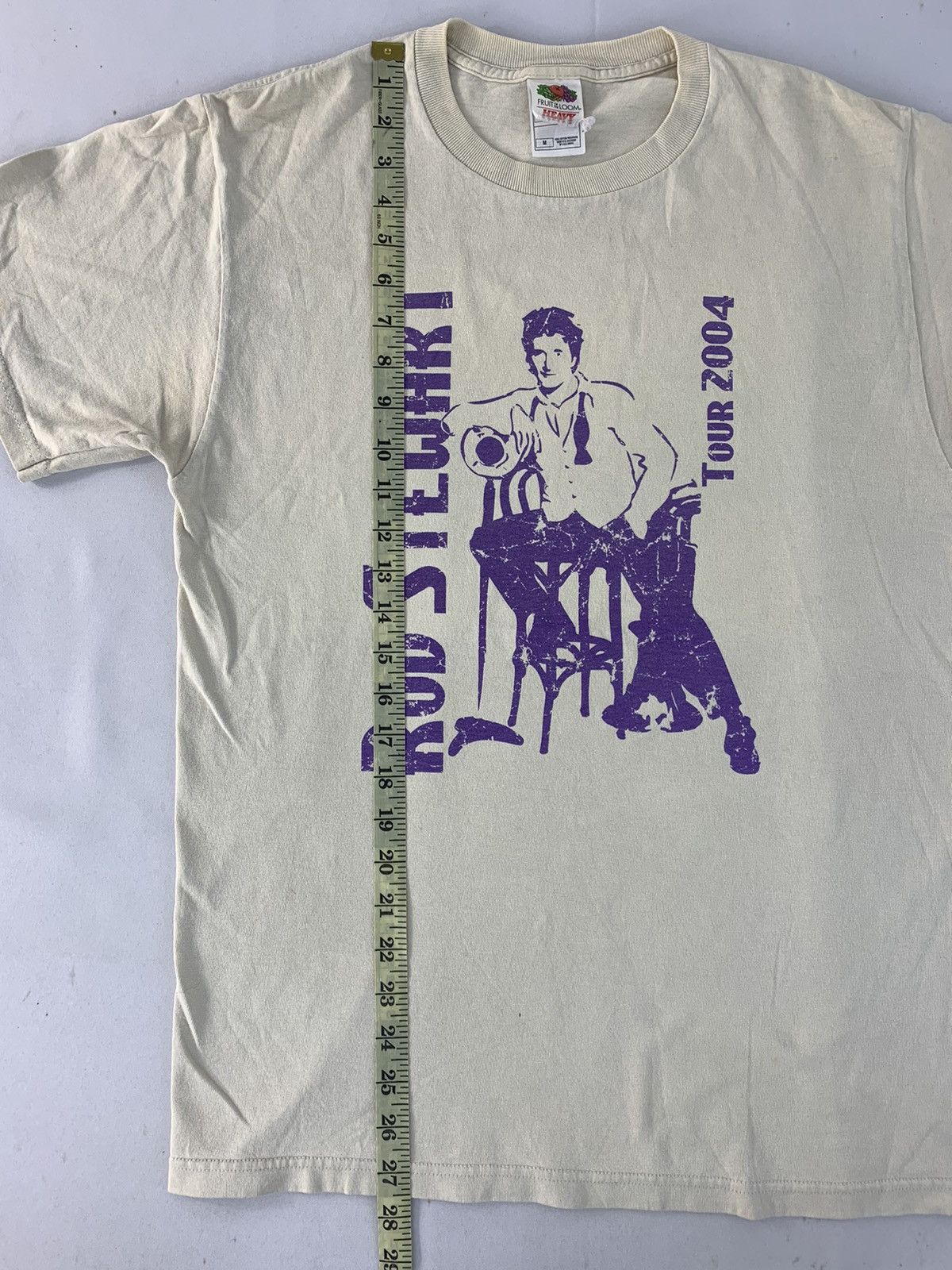 Band Tees × Fruit Of The Loom × Vintage Y2k Rod Stewart British Pop Singer US Tour 2004 Tee Size US M / EU 48-50 / 2 - 7 Thumbnail