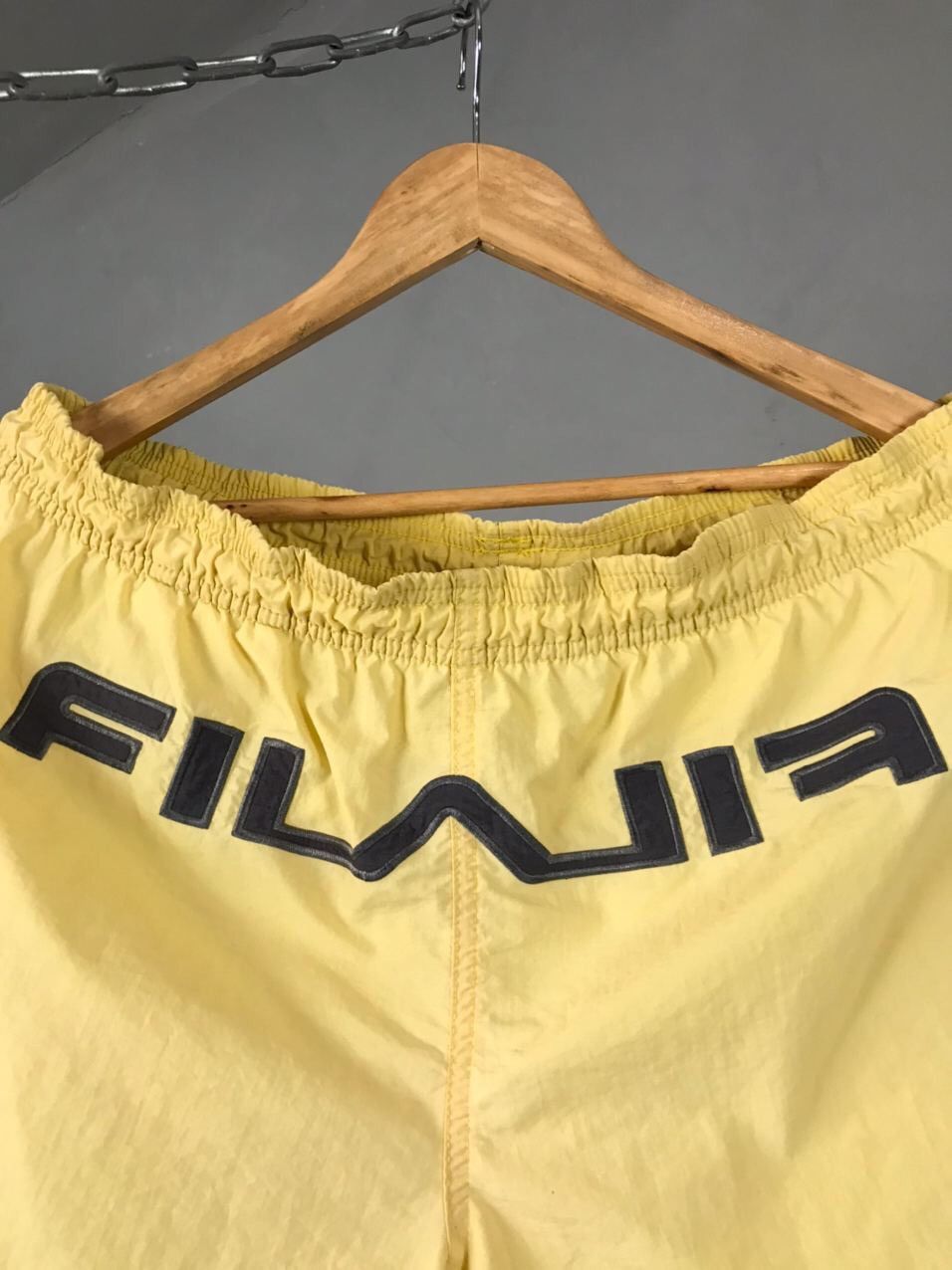Fila Fila Vintage Big Logo Yellow Short Size US 34 / EU 50 - 3 Thumbnail
