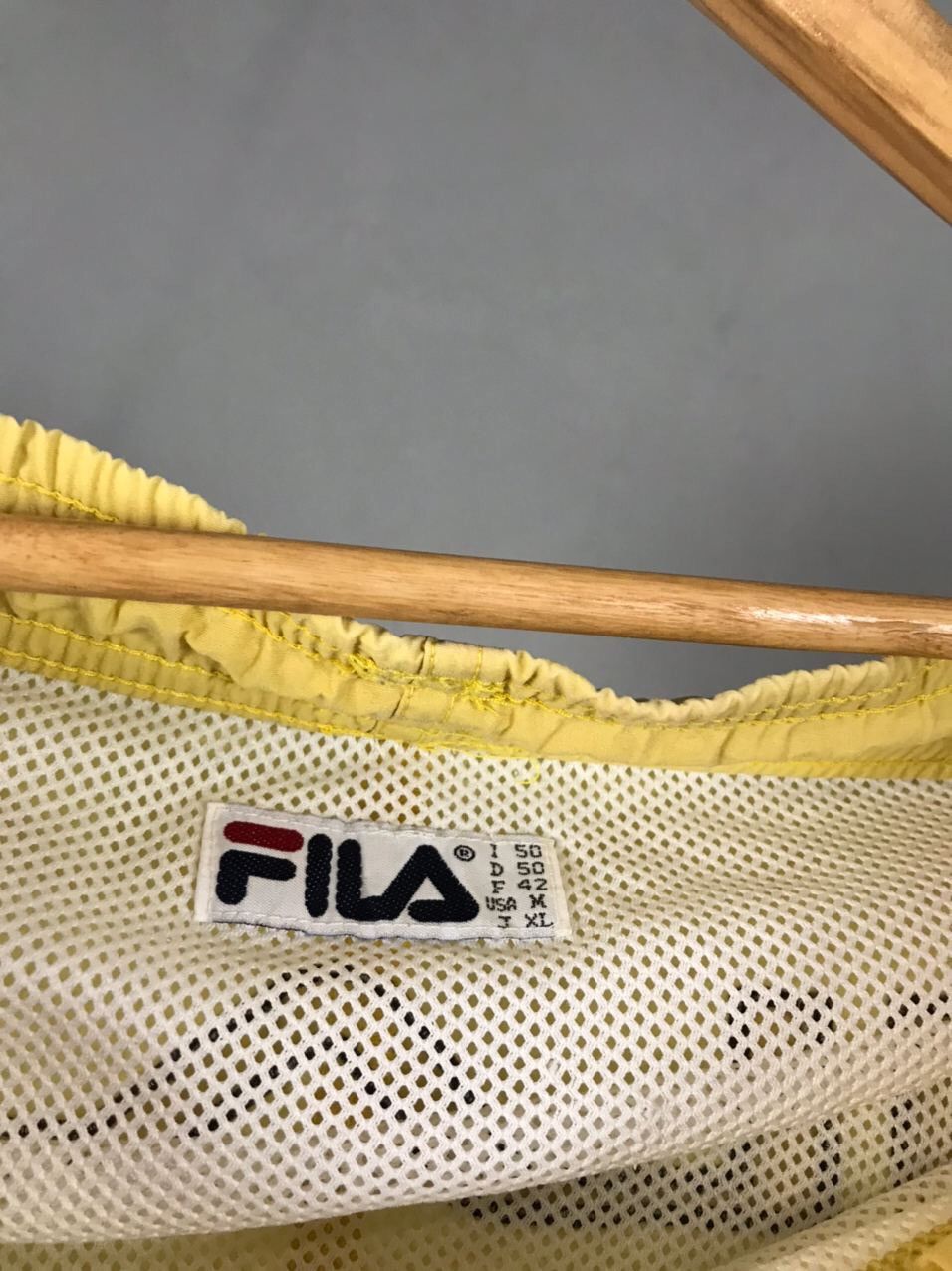 Fila Fila Vintage Big Logo Yellow Short Size US 34 / EU 50 - 7 Thumbnail