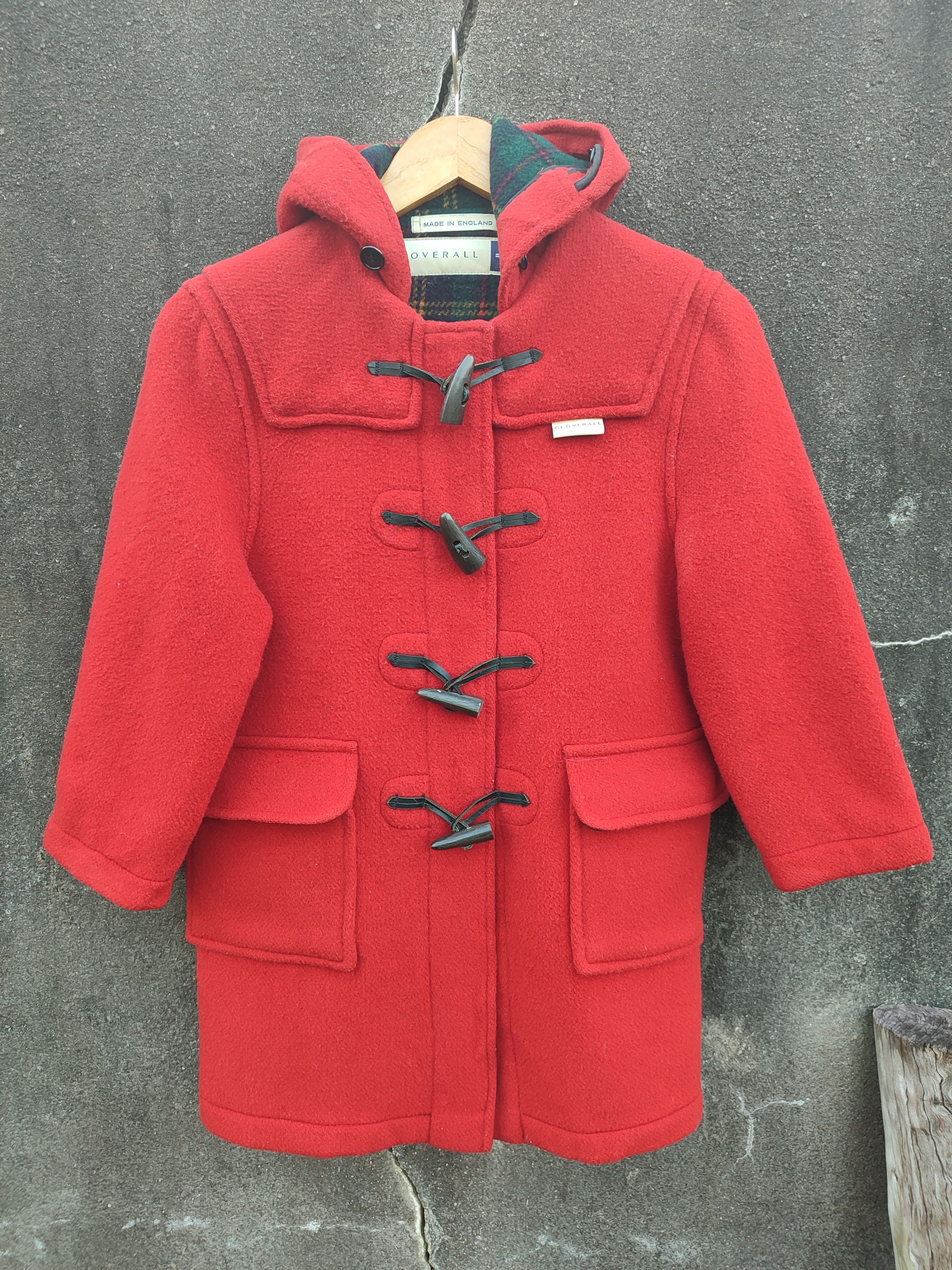 Gloverall Vintage Gloverall Made in England Red Wool Duffle Coat Size US S / EU 44-46 / 1 - 1 Thumbnail