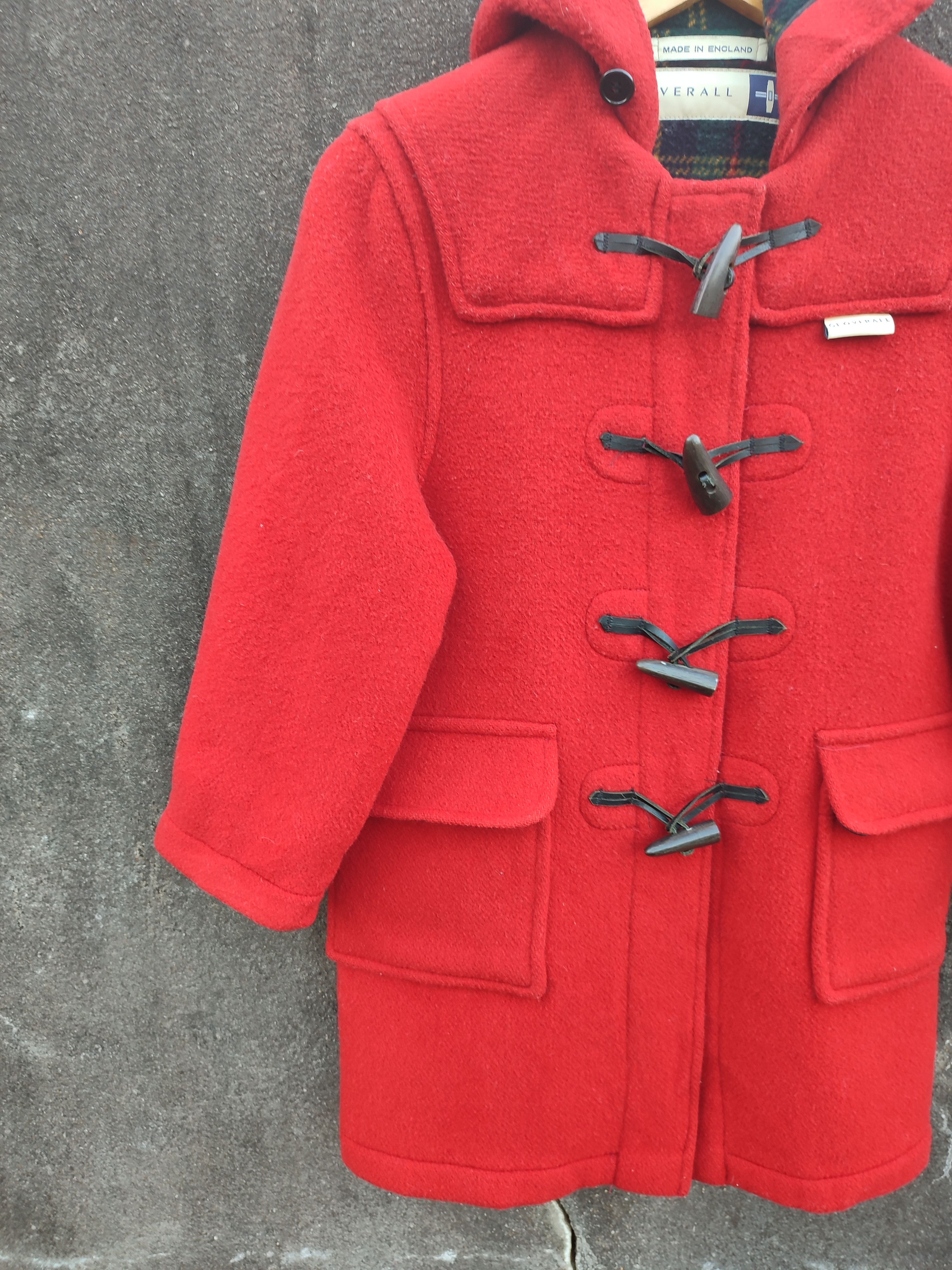 Gloverall Vintage Gloverall Made in England Red Wool Duffle Coat Size US S / EU 44-46 / 1 - 6 Thumbnail