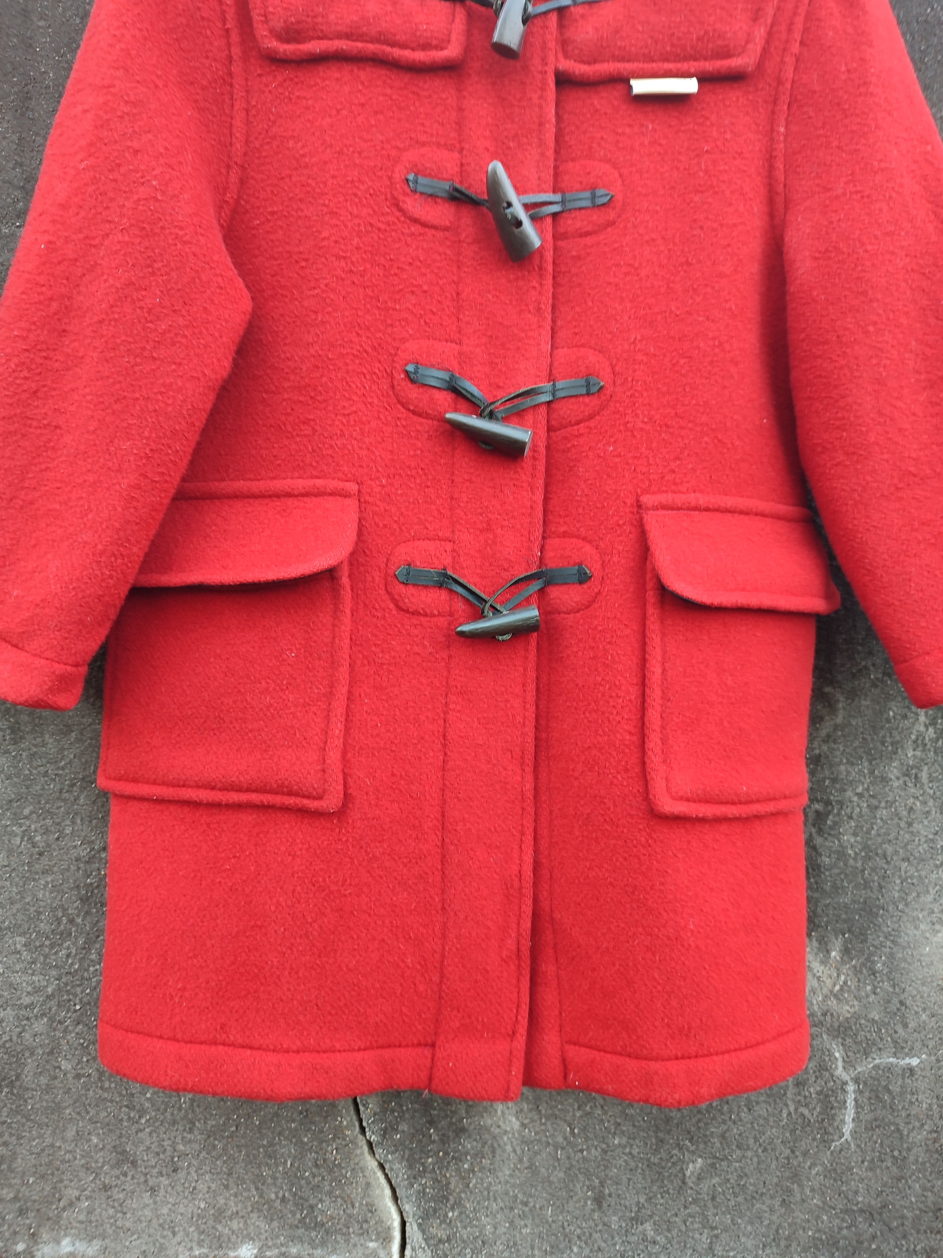 Gloverall Vintage Gloverall Made in England Red Wool Duffle Coat Size US S / EU 44-46 / 1 - 5 Thumbnail