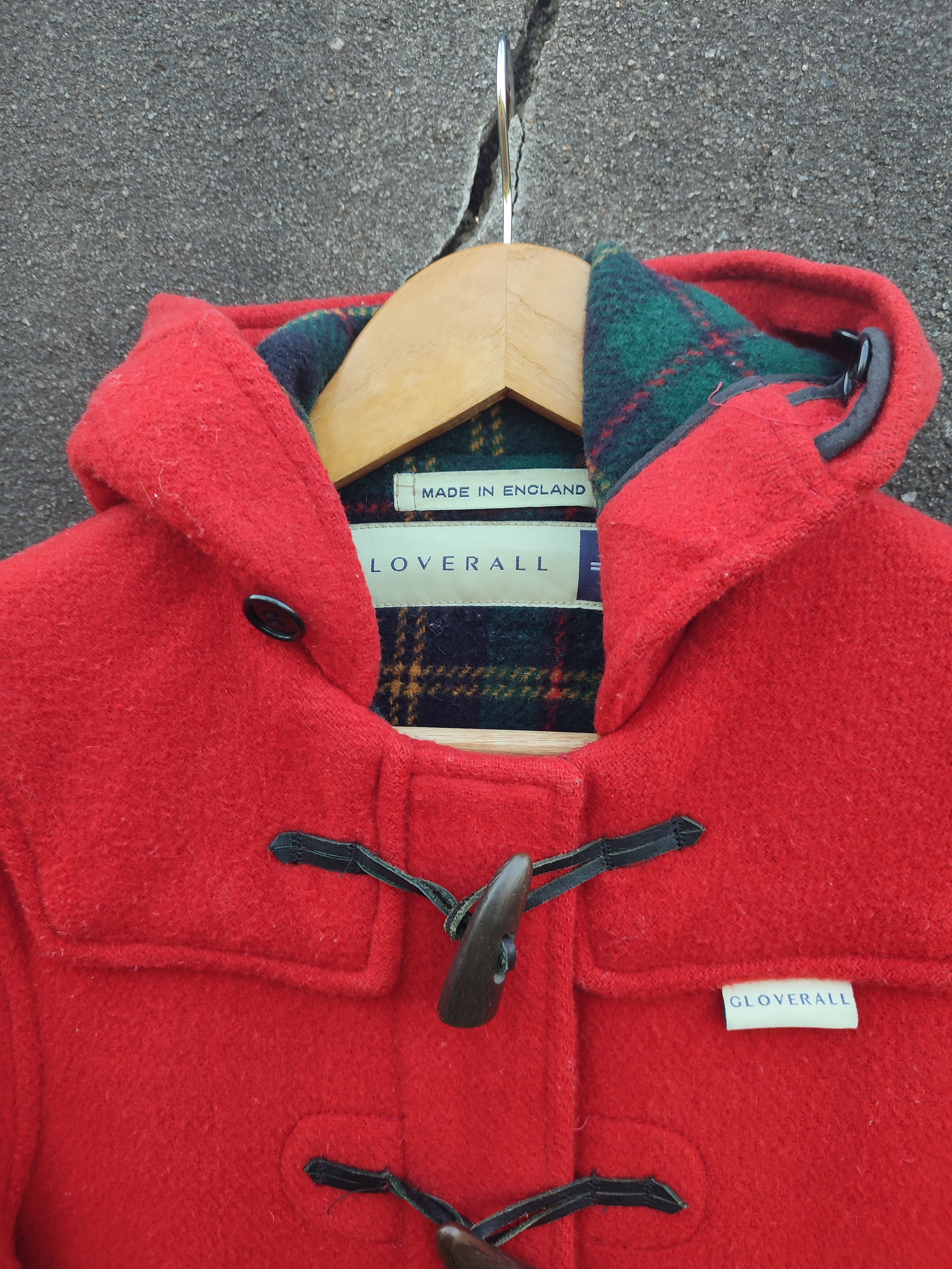 Gloverall Vintage Gloverall Made in England Red Wool Duffle Coat Size US S / EU 44-46 / 1 - 2 Thumbnail