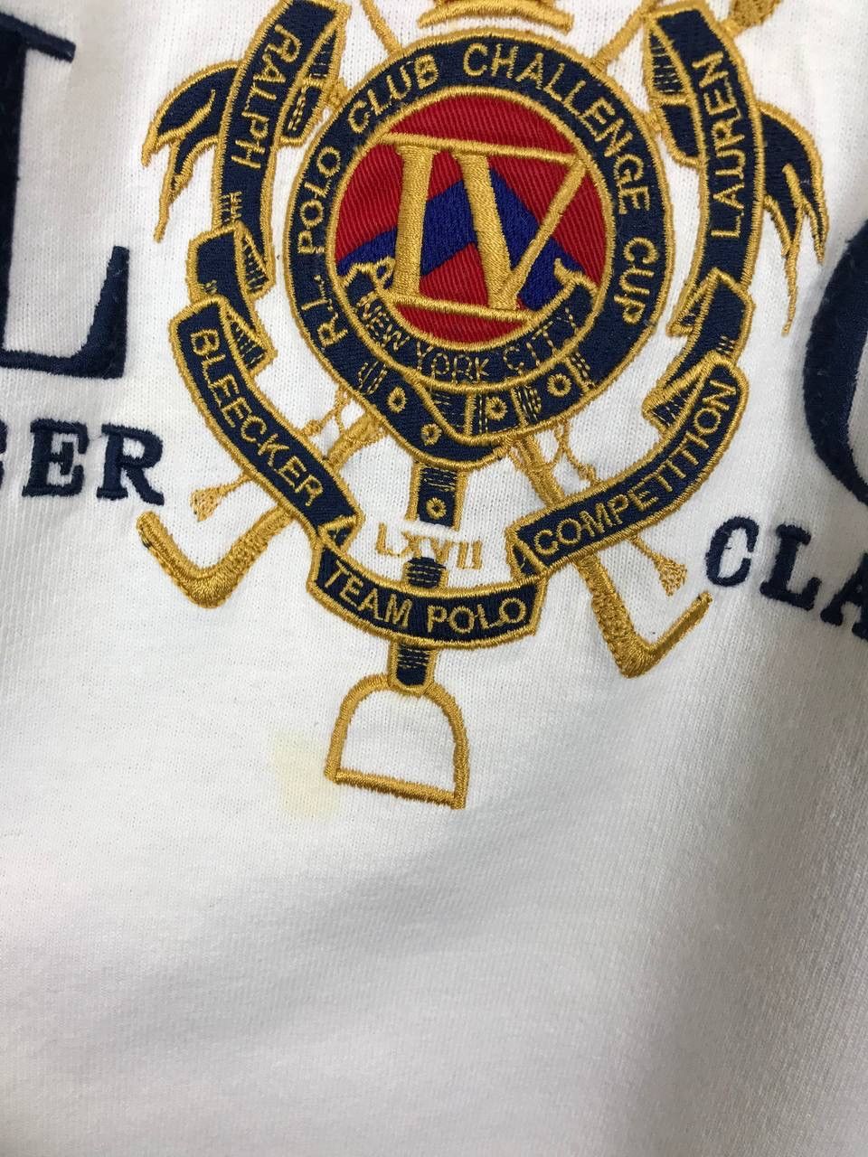 Polo Ralph Lauren vintage luxuryoverprinted polo sweatshirt