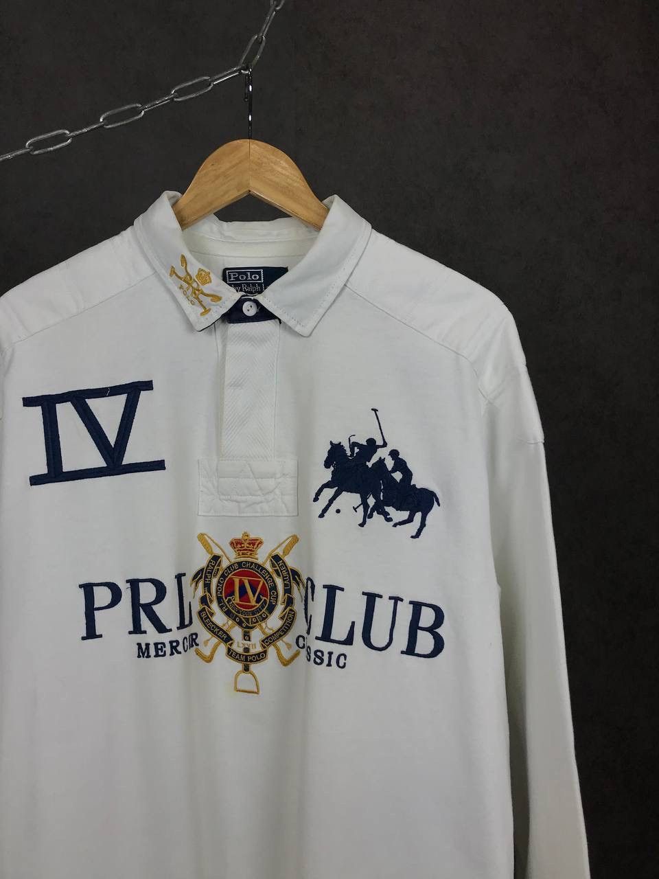 Polo Ralph Lauren vintage luxuryoverprinted polo sweatshirt