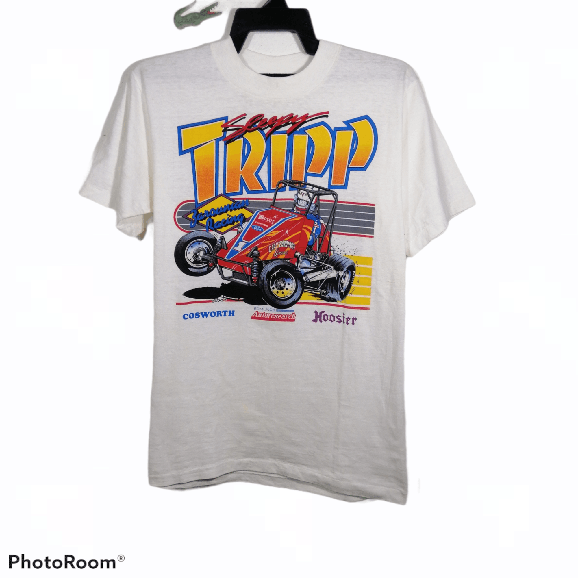 image of Vintages Ford Off Road Racing in White, Men's (Size Medium)