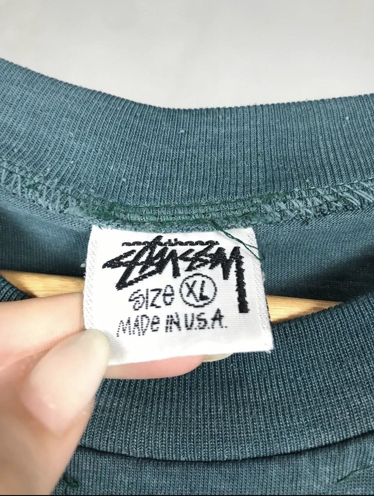 Stussy Stussy streetwear vintage luxury made in USA tee Size US XL / EU 56 / 4 - 5 Thumbnail