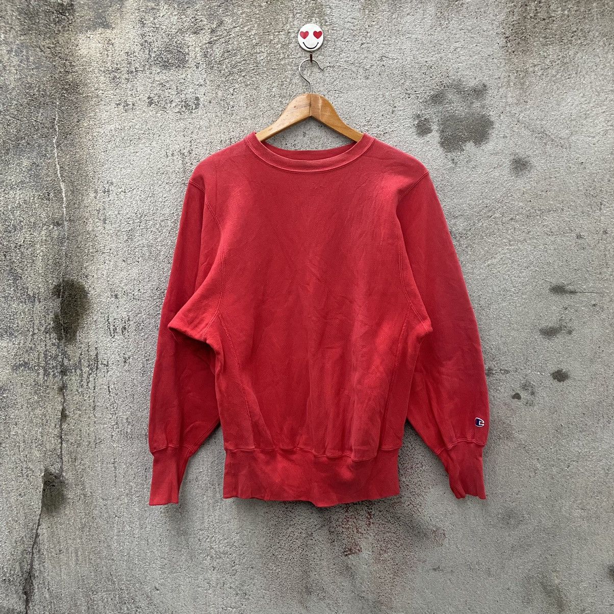 トップス champion reverse weave 90s Vintage 90s Champion Reverse Weave Blue Blank Pullover Hoodie L | eBay