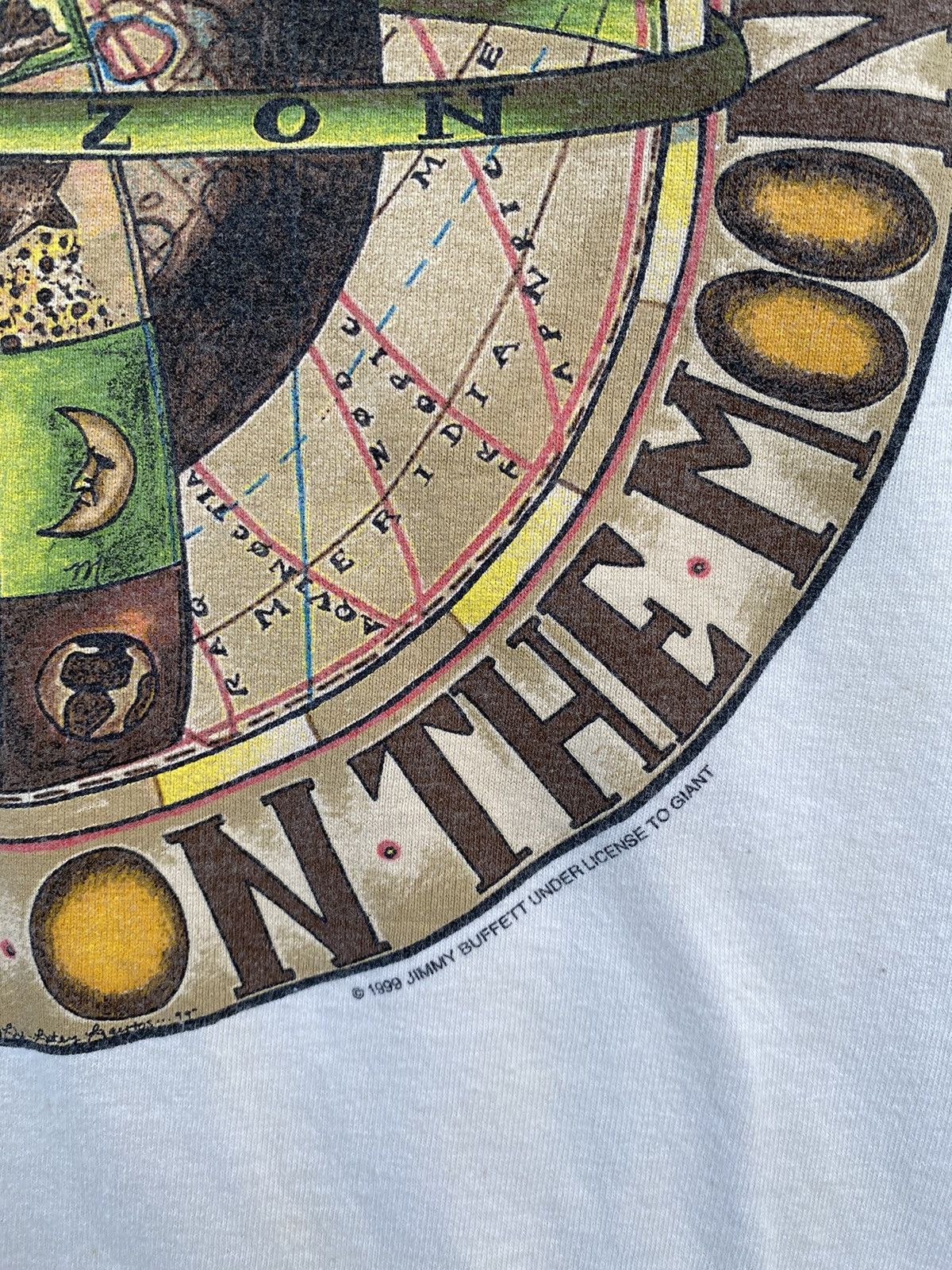 Band Tees 💥VINTAGE JIMMY BUFFETT beach house on the moon 1999 shirt Size US XL / EU 56 / 4 - 4 Thumbnail