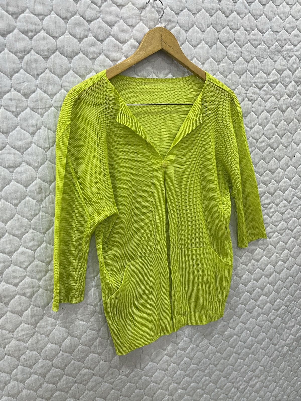 Pleats Please Issey Miyake (Gggg). 🔥🔥🔥ARCHIVE ISSEY MIYAKE PLEATS PLEASE CARDIGAN Size M / US 6-8 / IT 42-44 - 3 Thumbnail